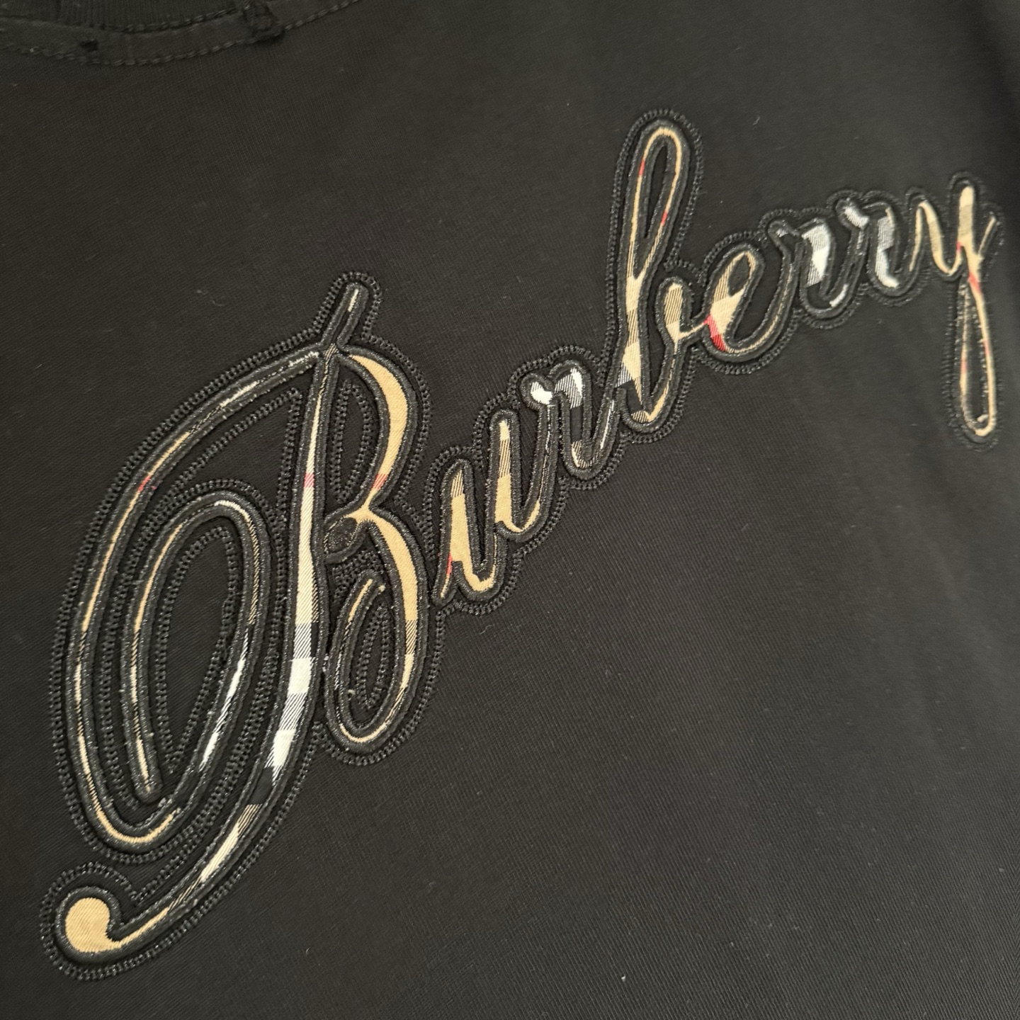 Burberry 严控品质BUR巴宝莉新款贴布绣半袖T恤