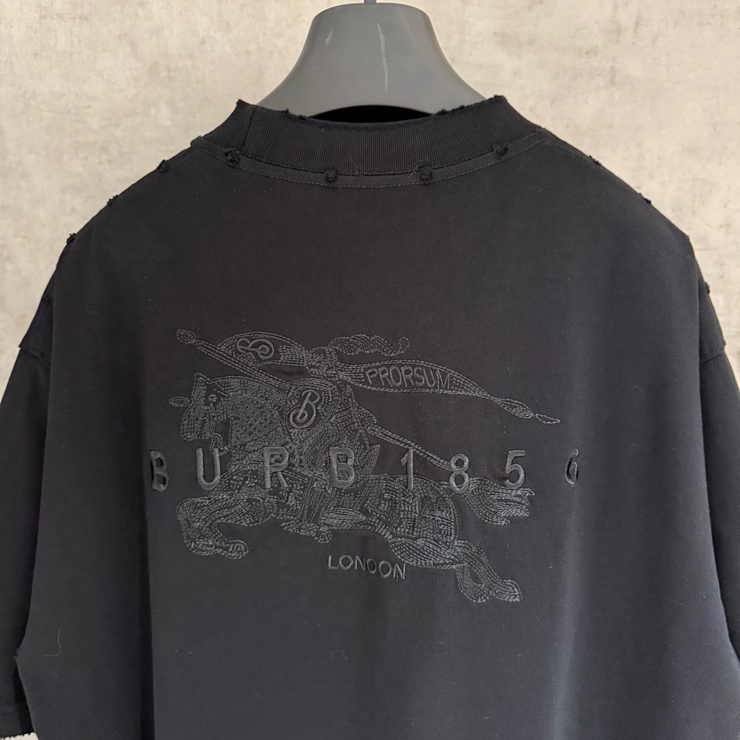 Burberry 严控品质BUR巴宝莉新款贴布绣半袖T恤