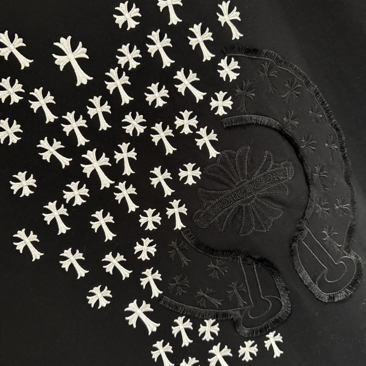 Chrome Hearts 严控品质CH克罗心新款刺绣T恤
