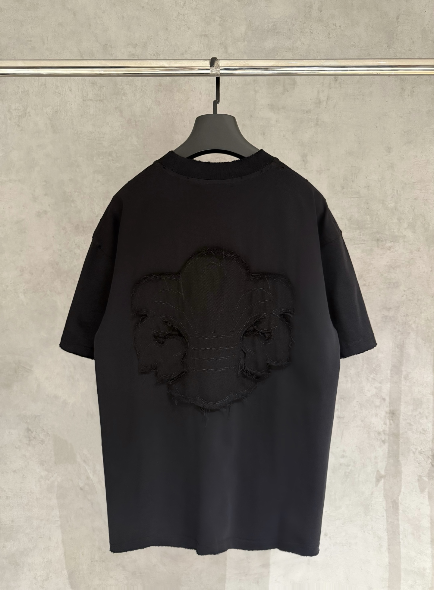 Chrome Hearts 严控品质CH克罗心新款贴布刺绣T恤
