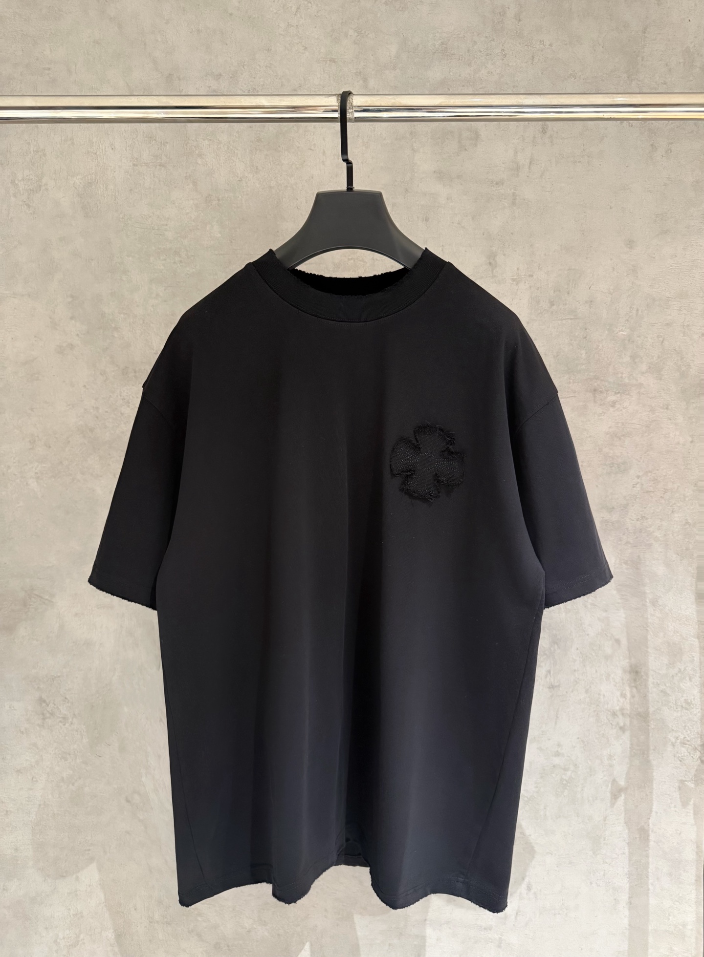 Chrome Hearts 严控品质CH克罗心新款贴布刺绣T恤