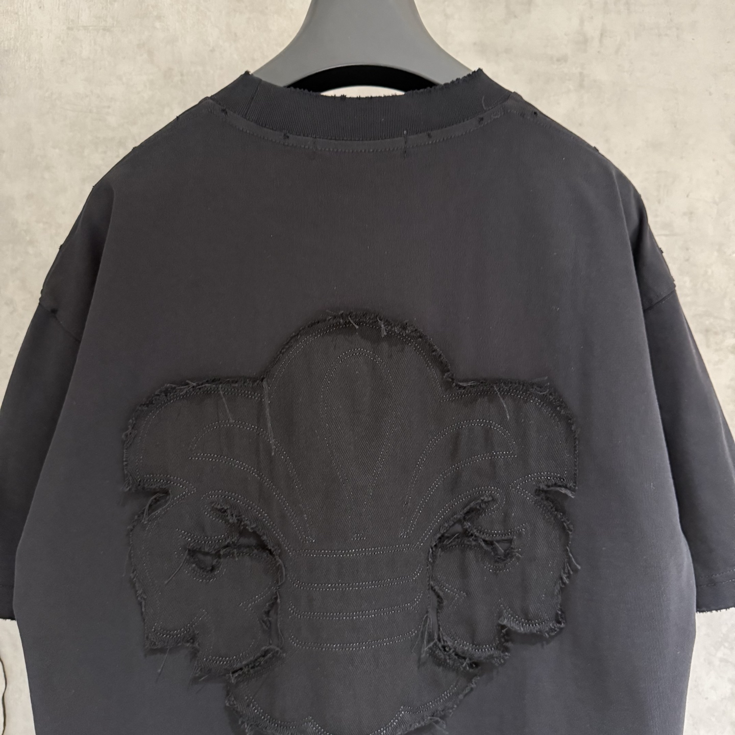 Chrome Hearts 严控品质CH克罗心新款贴布刺绣T恤