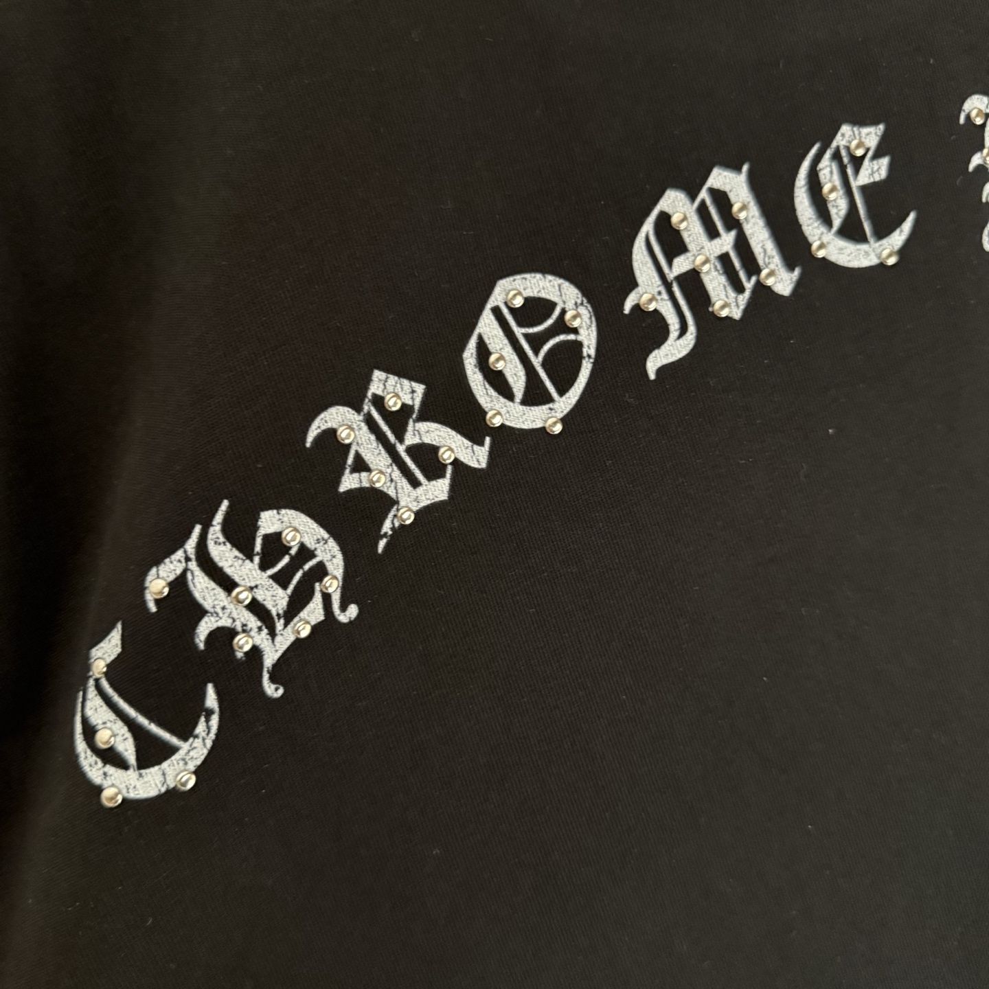 Chrome Hearts 严控品质CH克罗心新款烫钻T恤
