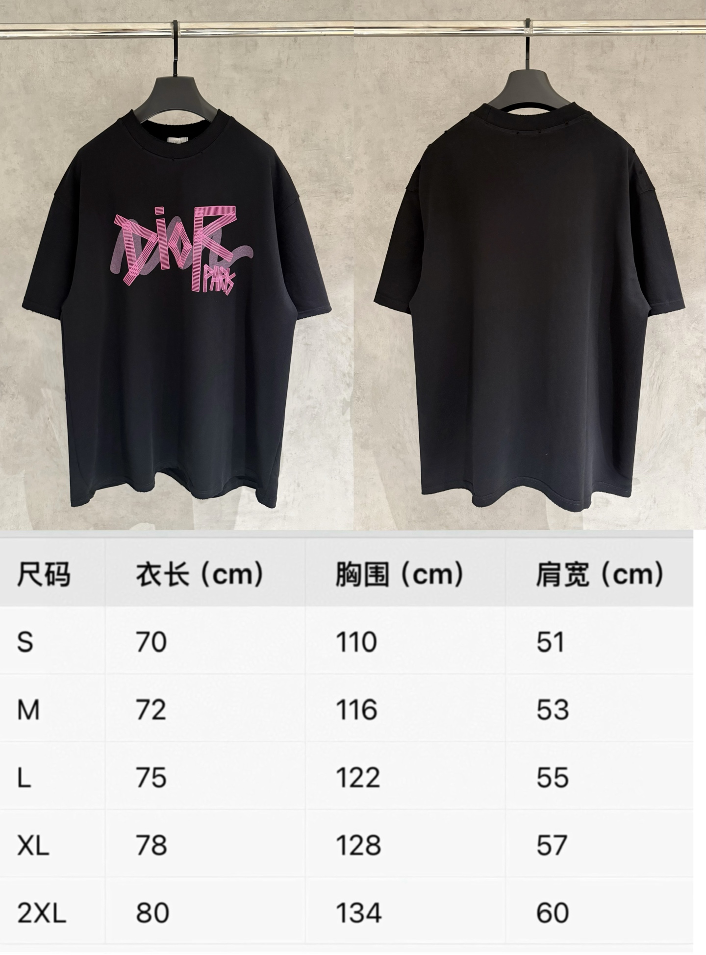 Dior 严控品质Dior迪奥新款贴布绣半袖T恤