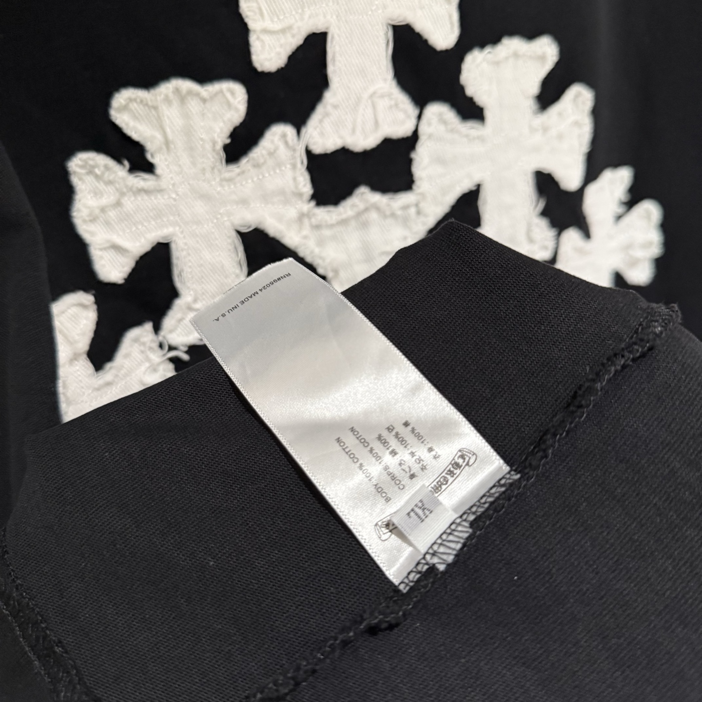 Chrome Hearts 严控品质CH克罗心新款刺绣T恤