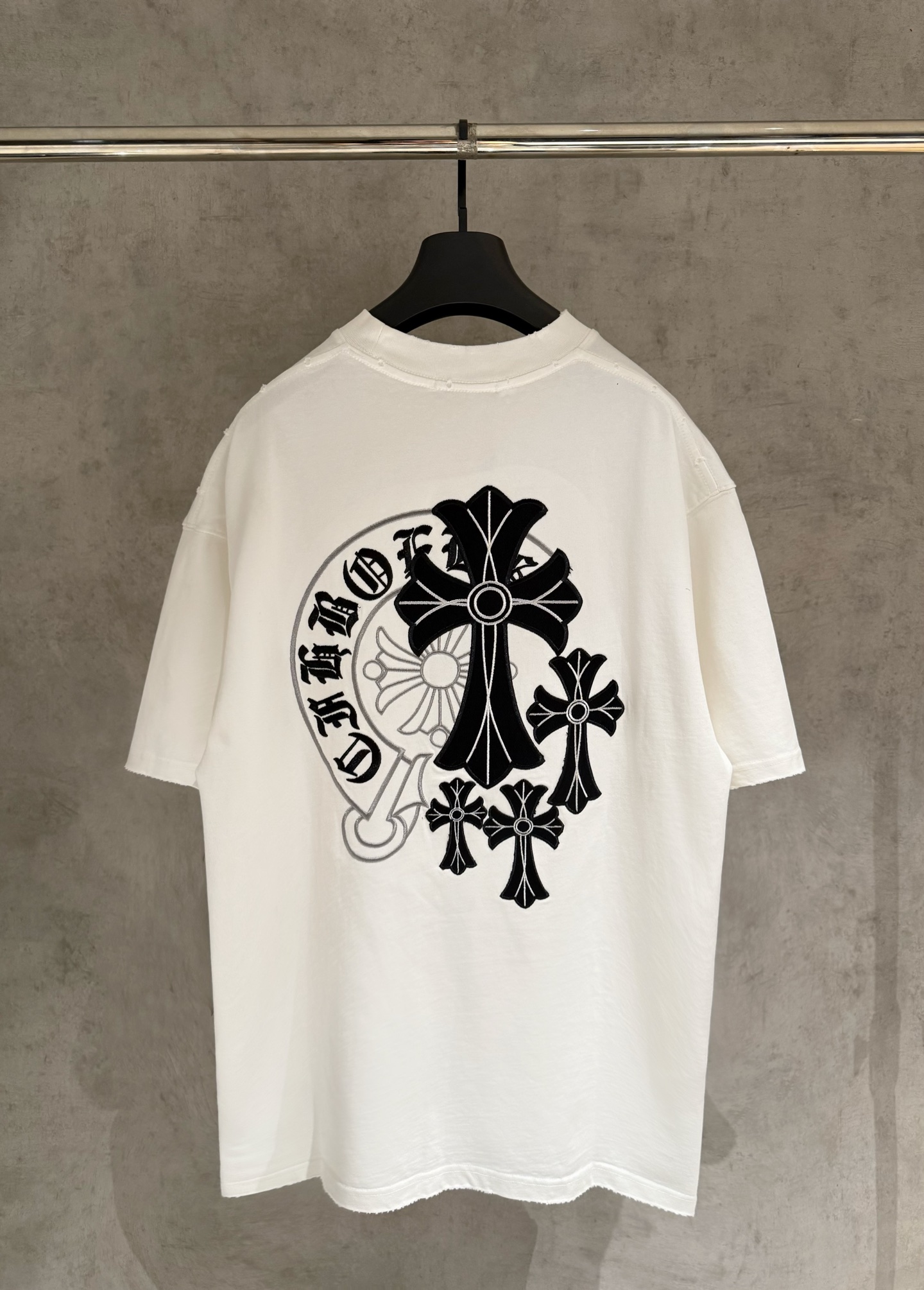 Chrome Hearts 严控品质CH克罗心新款刺绣T恤