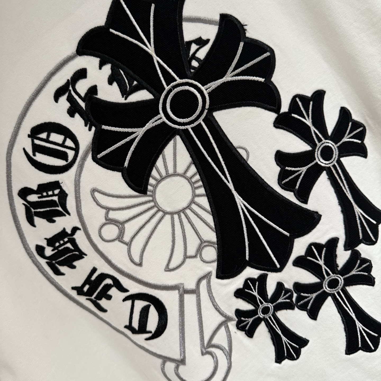 Chrome Hearts 严控品质CH克罗心新款刺绣T恤