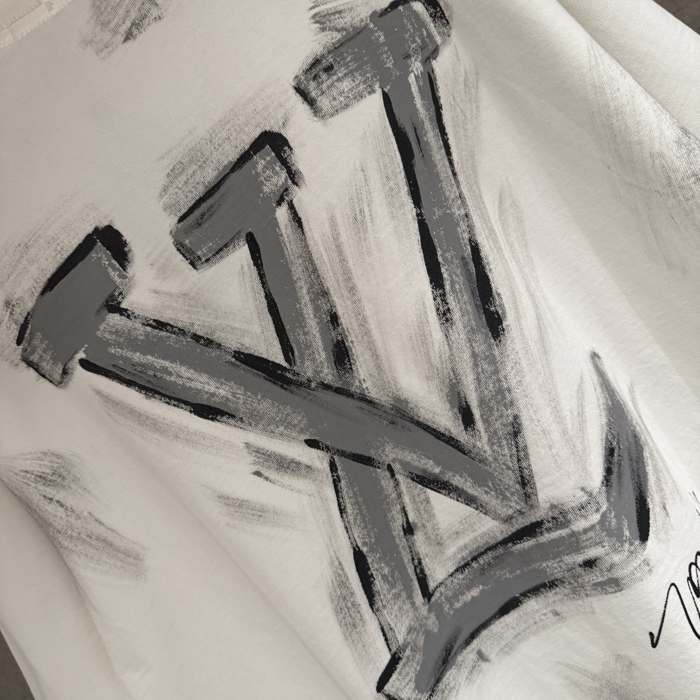 Louis Vuitton 严控品质LV 路易威登手绘T恤