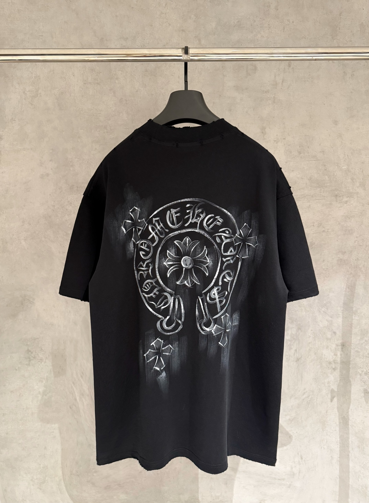 Chrome Hearts 严控品质CH克罗心手绘T恤