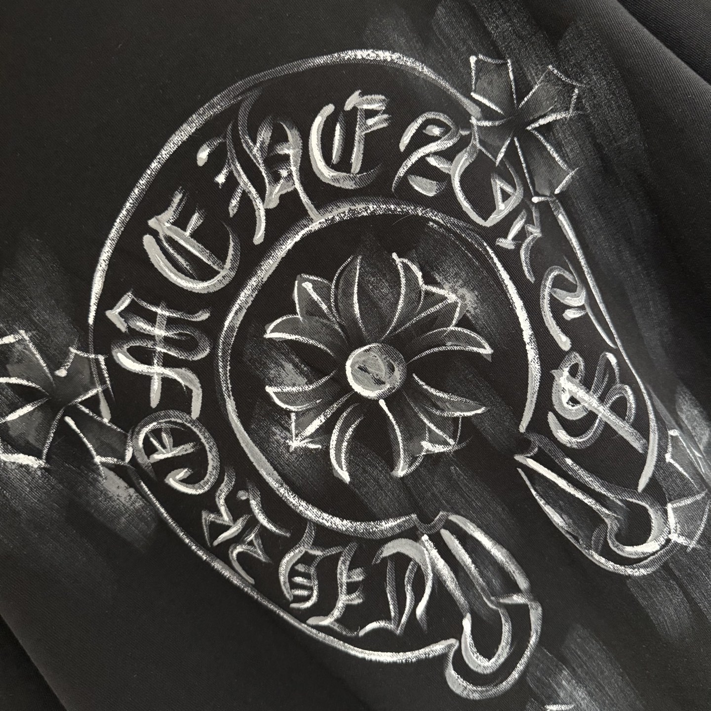 Chrome Hearts 严控品质CH克罗心手绘T恤