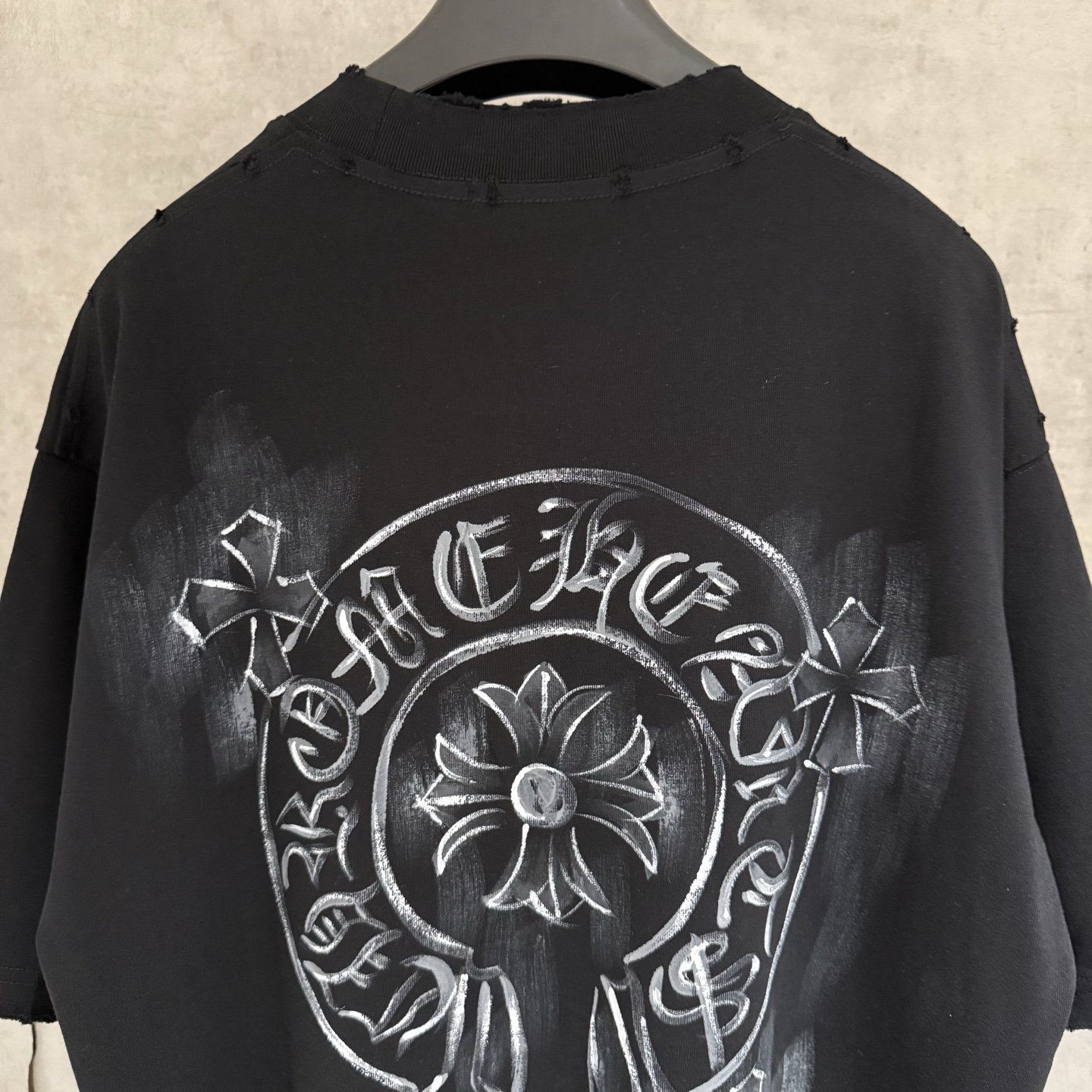 Chrome Hearts 严控品质CH克罗心手绘T恤