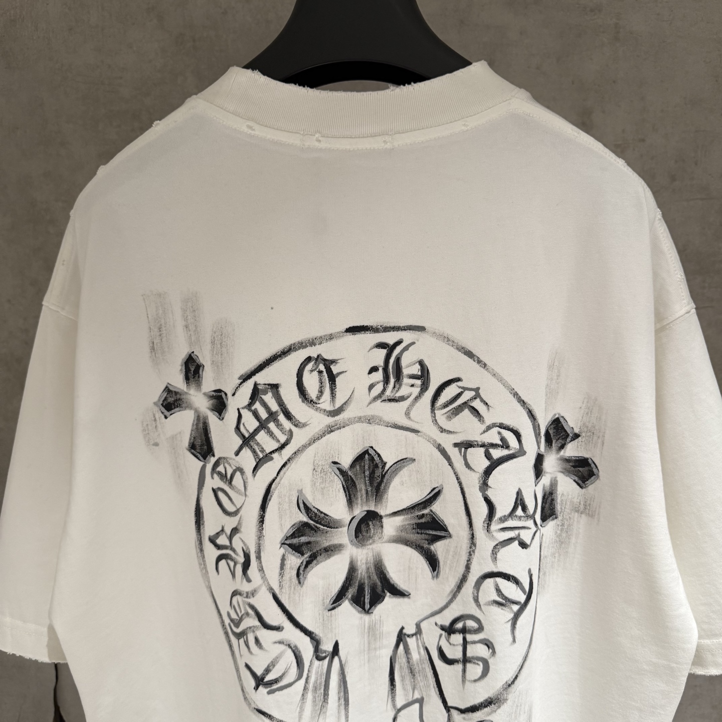 Chrome Hearts 严控品质CH克罗心手绘T恤