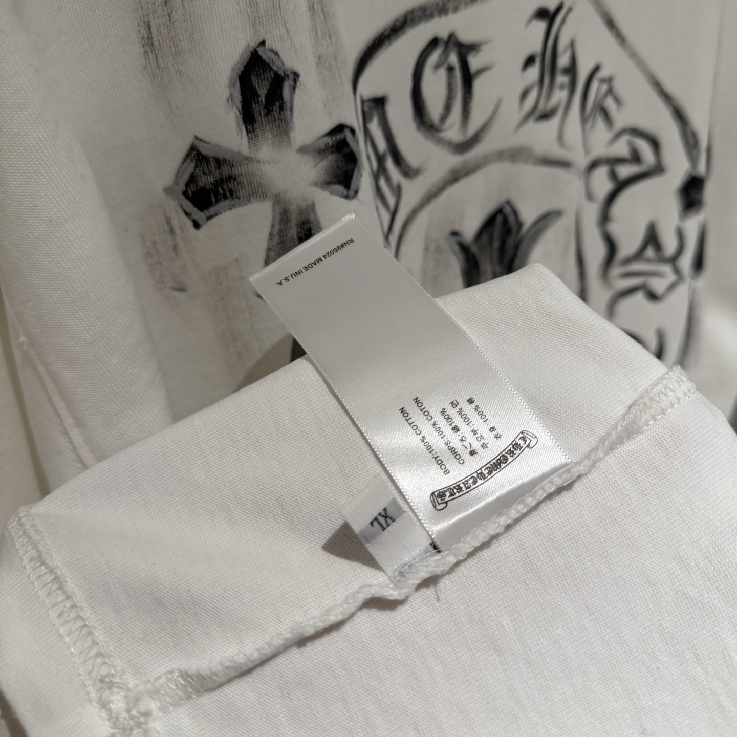 Chrome Hearts 严控品质CH克罗心手绘T恤