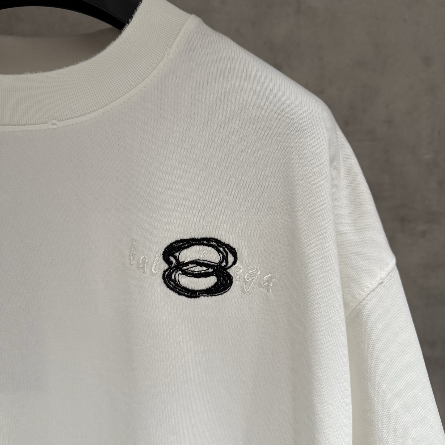 Balenciaga 严控品质BLCG巴黎世家 25ss刺绣短袖T恤