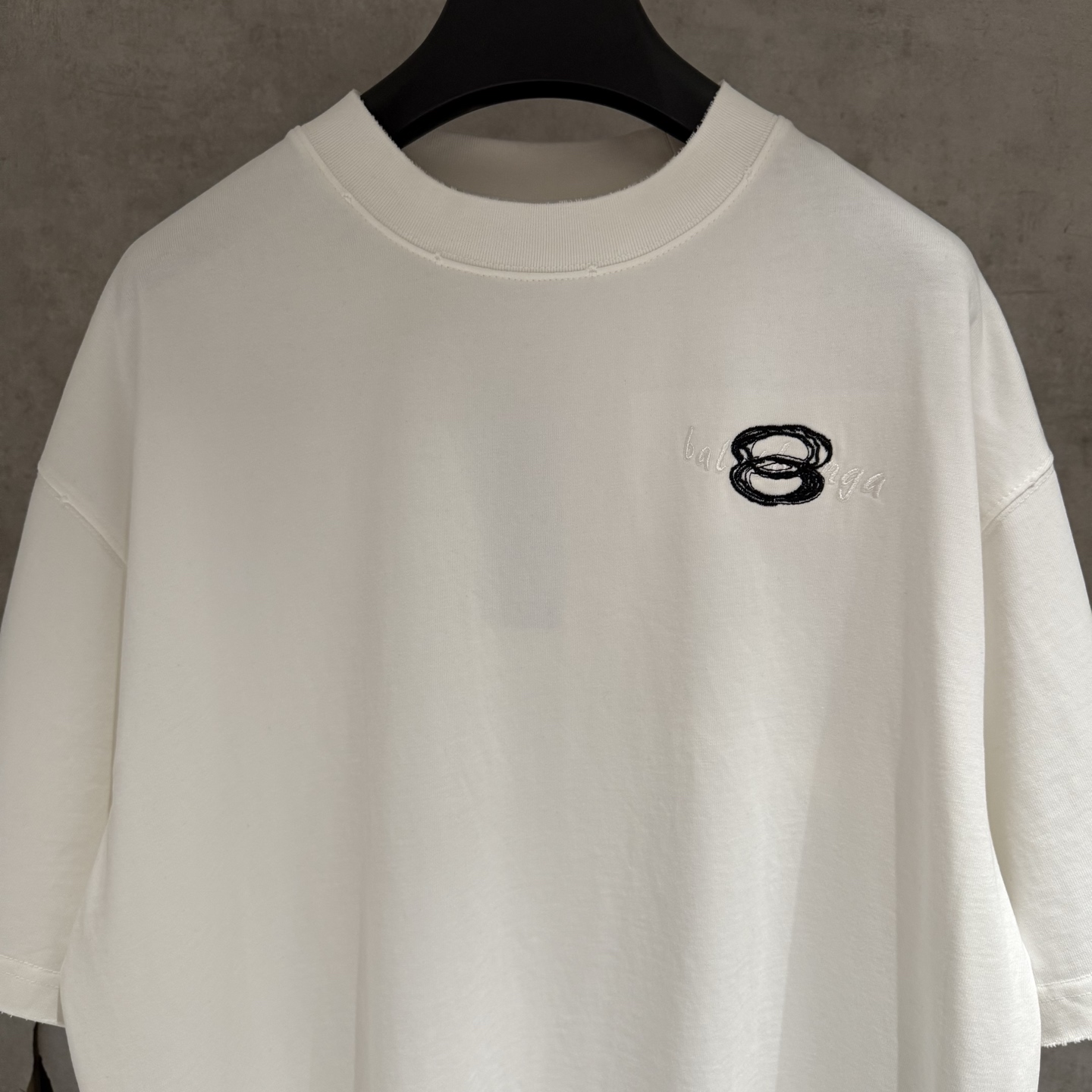 Balenciaga 严控品质BLCG巴黎世家 25ss刺绣短袖T恤