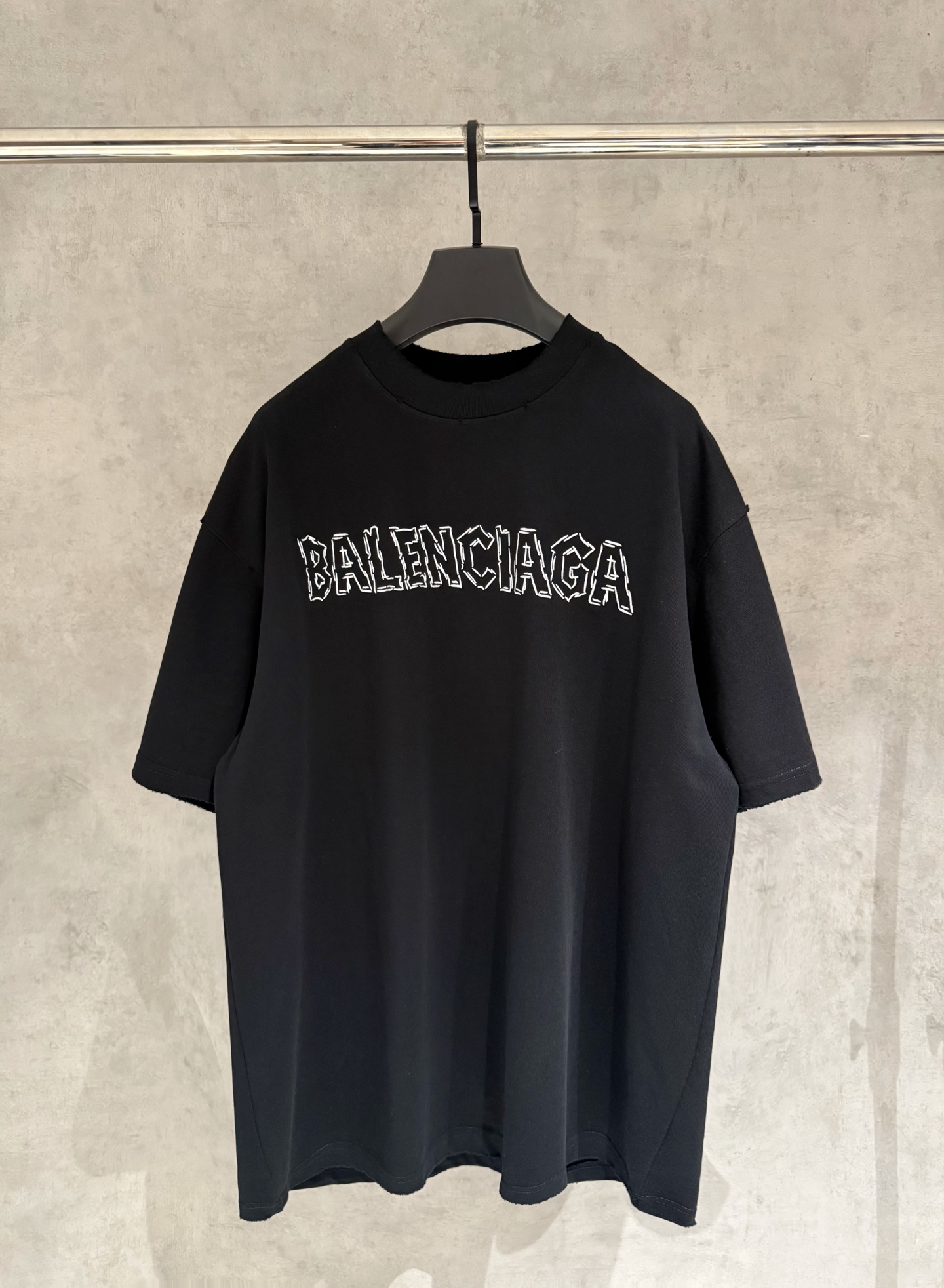 Balenciaga 严控品质BLCG巴黎世家 25ss刺绣短袖T恤