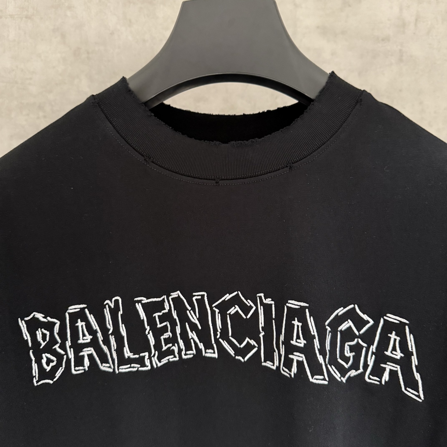 Balenciaga 严控品质BLCG巴黎世家 25ss刺绣短袖T恤