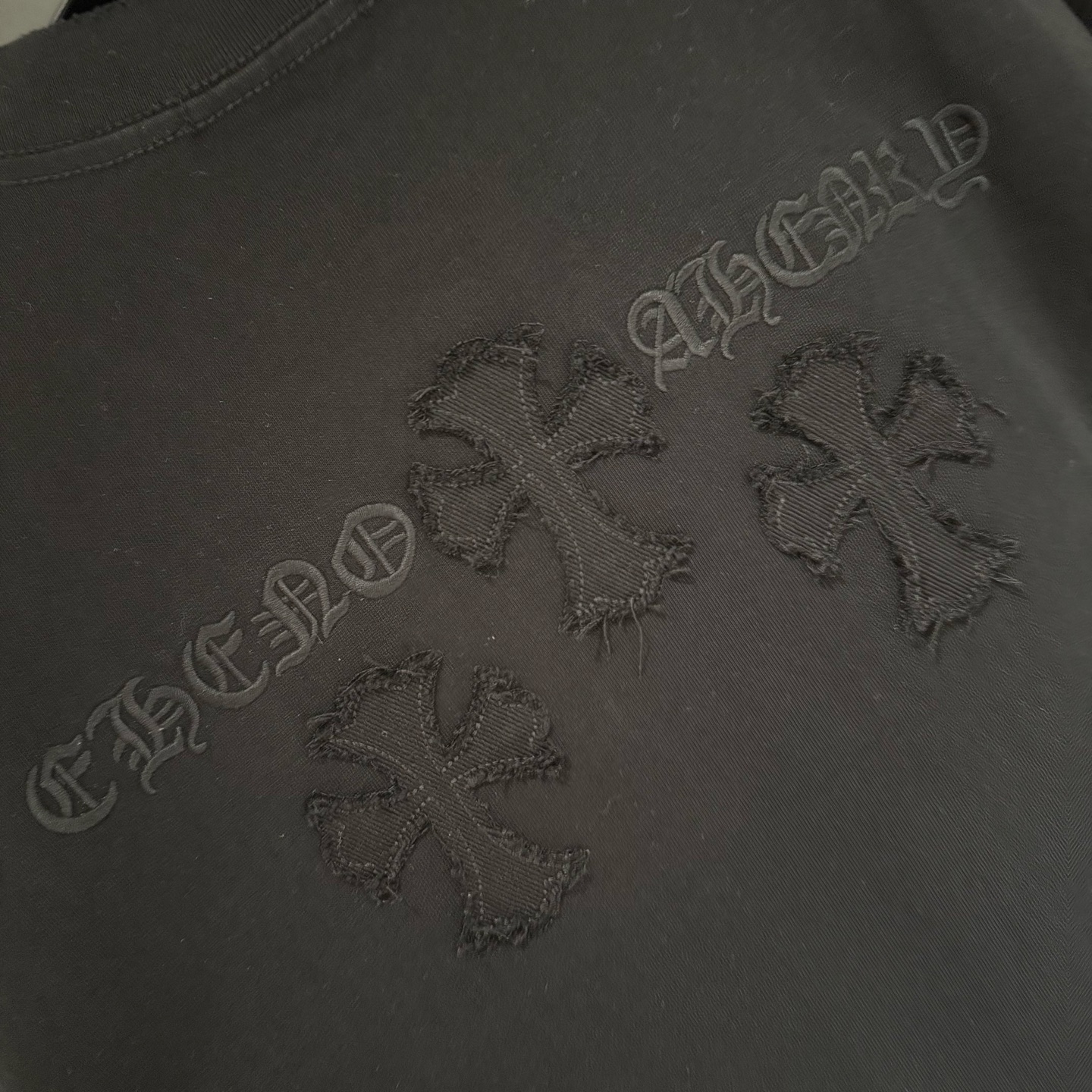 Chrome Hearts 严控品质CH克罗心新款刺绣T恤