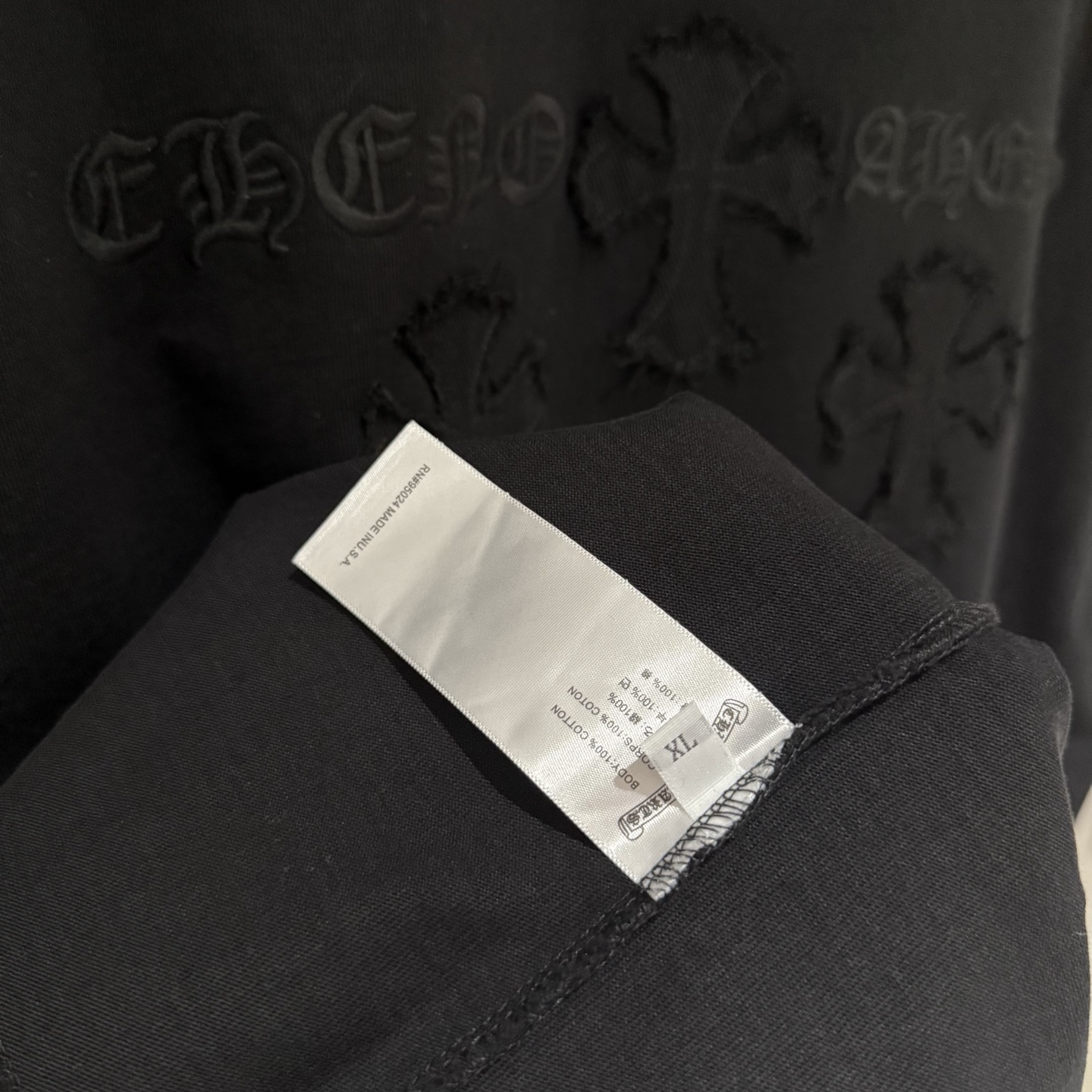 Chrome Hearts 严控品质CH克罗心新款刺绣T恤