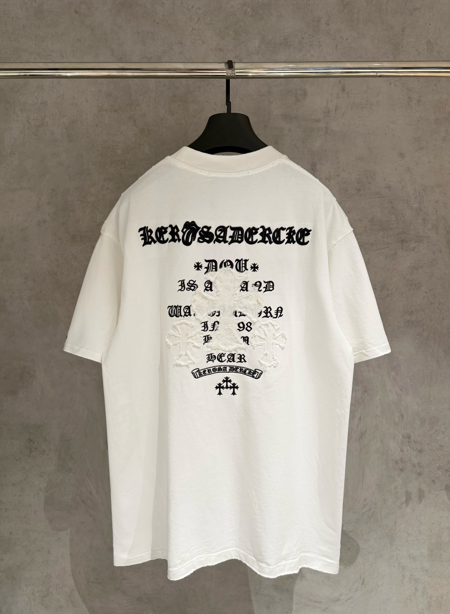 Chrome Hearts 严控品质CH克罗心新款刺绣T恤