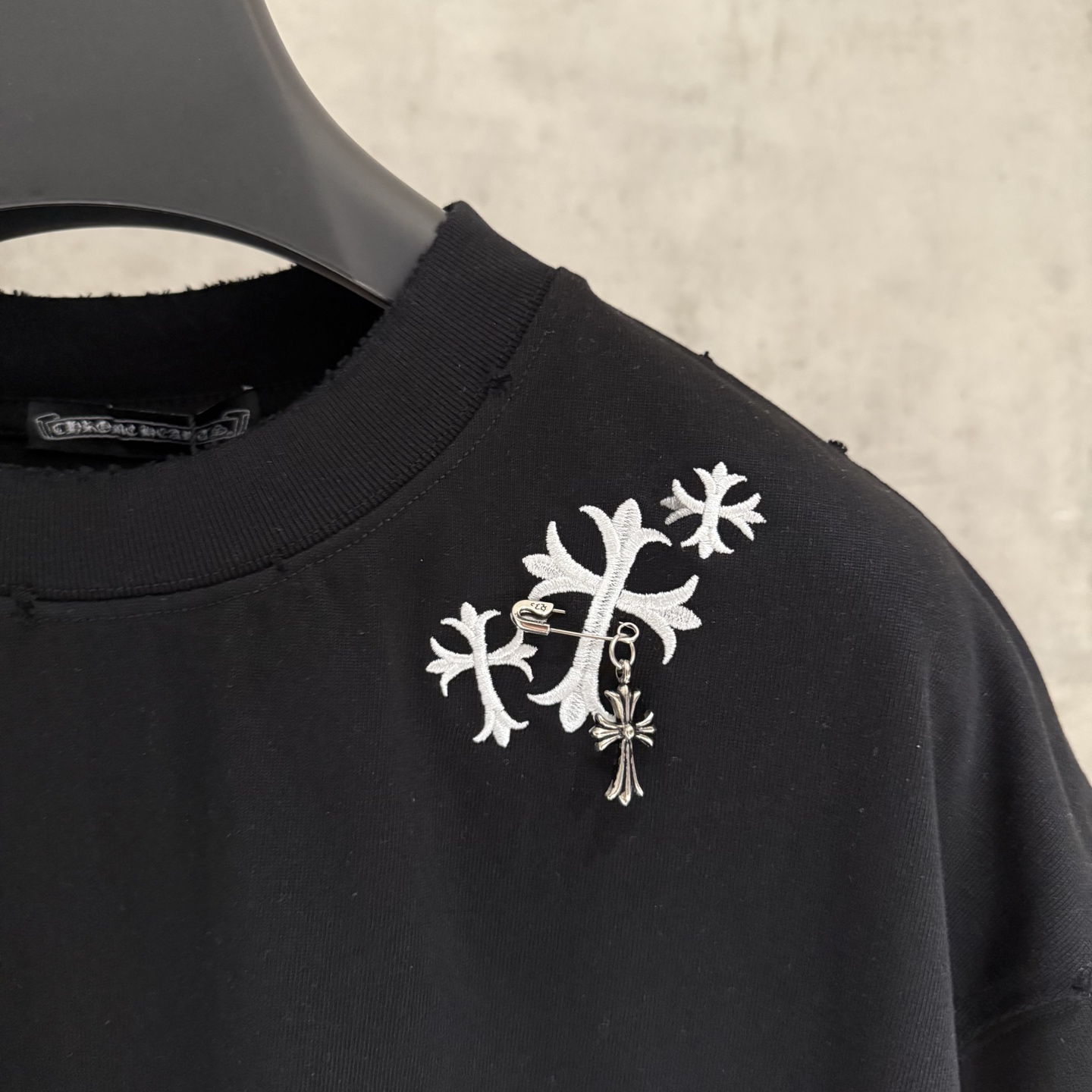 Chrome Hearts 严控品质CH克罗心新款刺绣T恤