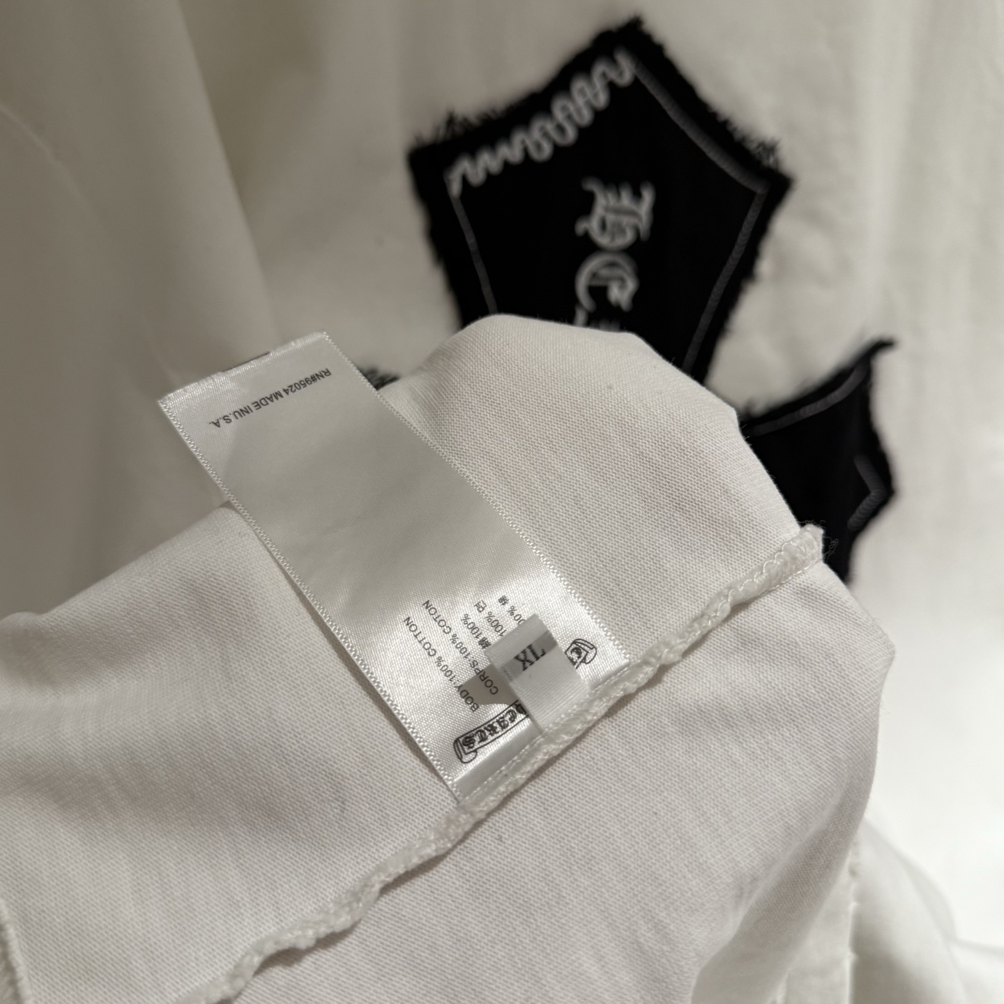 Chrome Hearts 严控品质CH克罗心新款刺绣T恤
