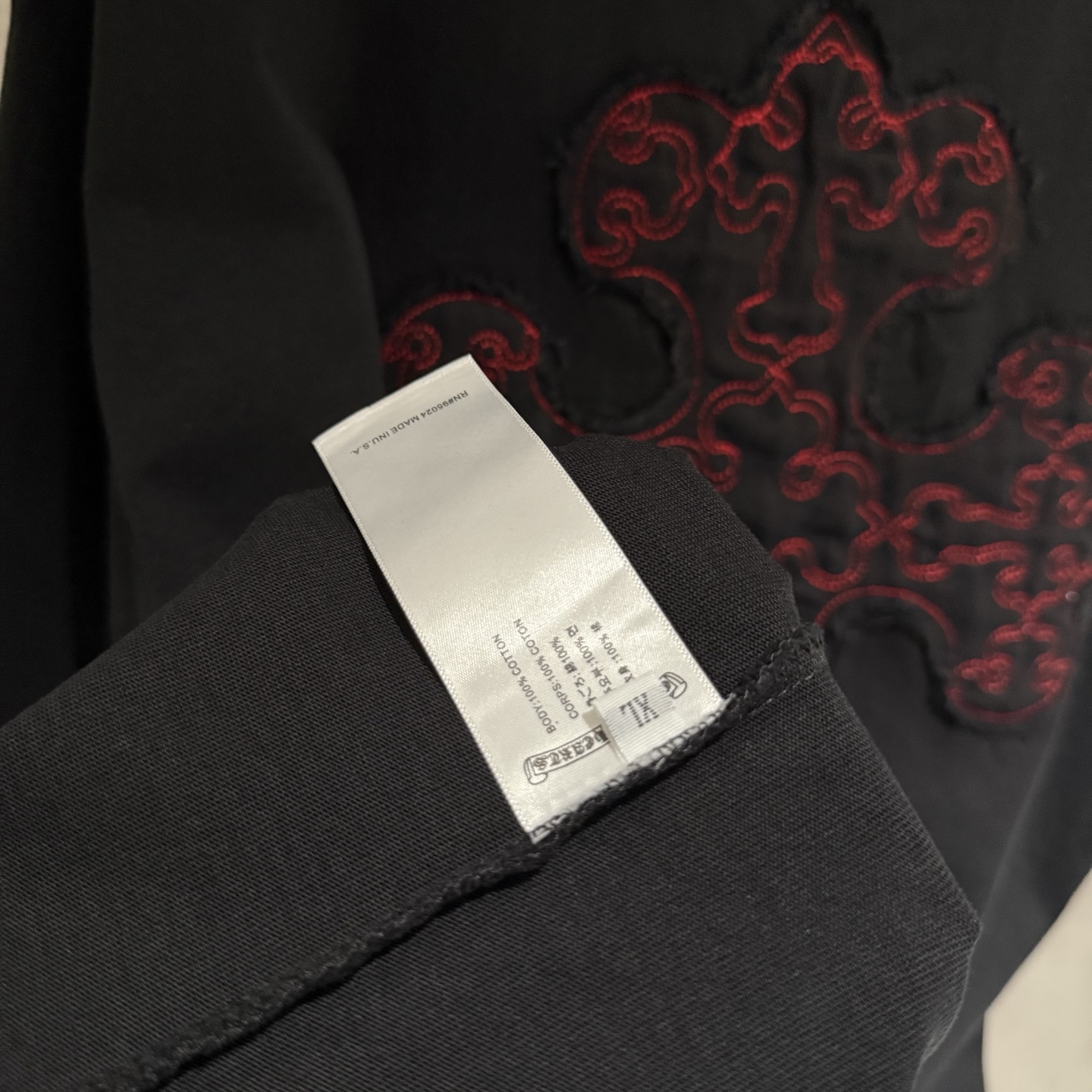 Chrome Hearts 严控品质CH克罗心新款刺绣T恤