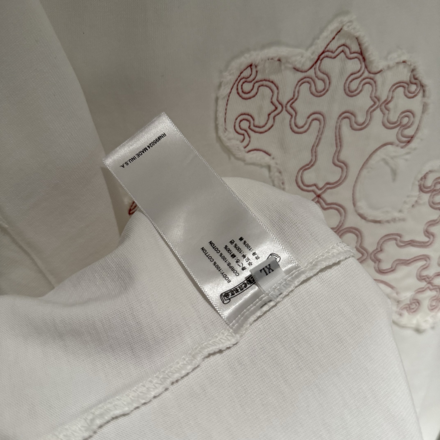 Chrome Hearts 严控品质CH克罗心新款刺绣T恤