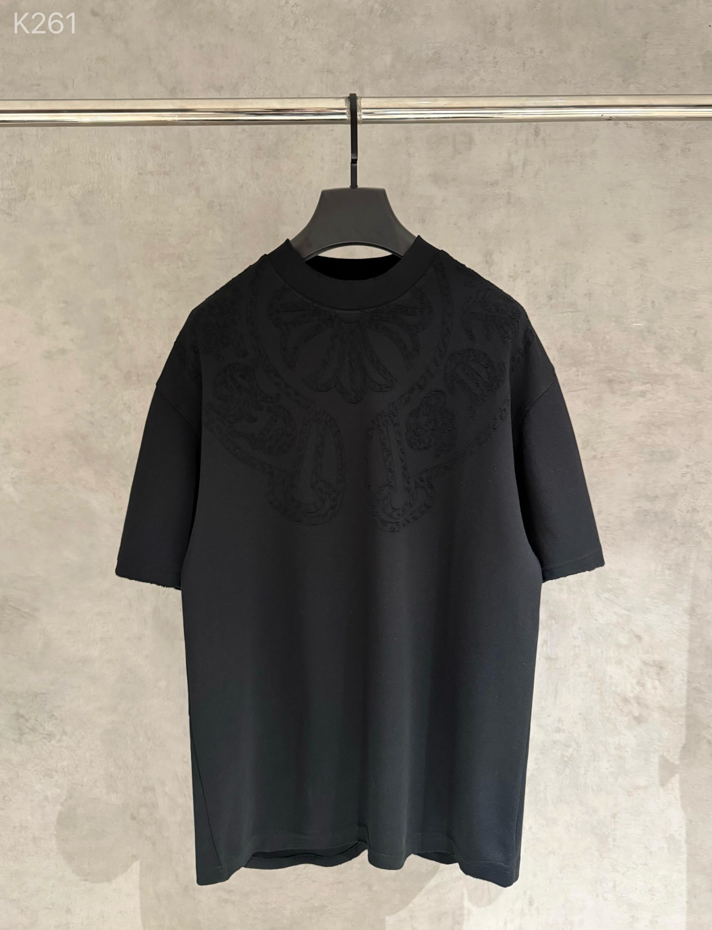 Chrome Hearts 严控品质CH克罗心新款烧花T恤