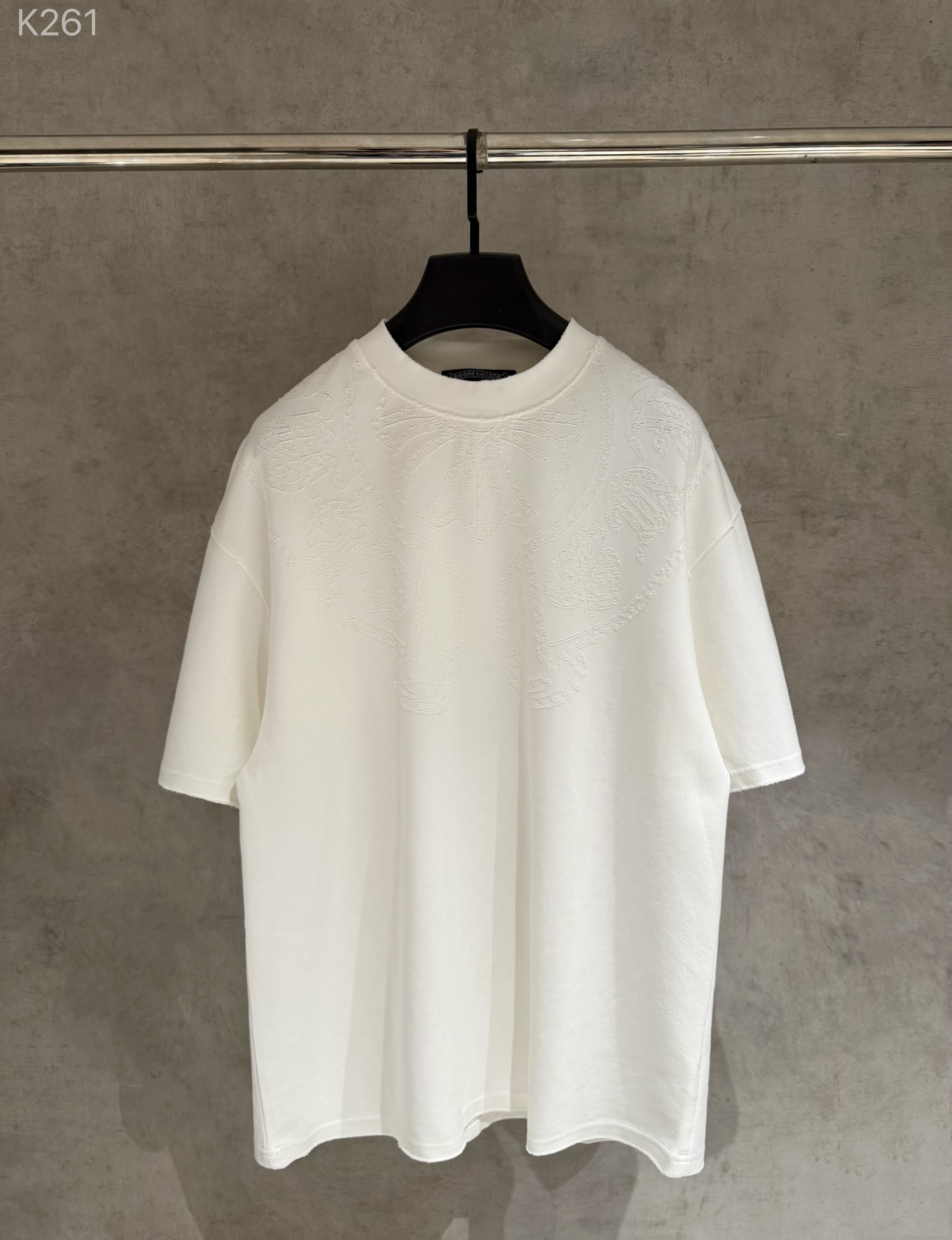 Chrome Hearts 严控品质CH克罗心新款烧花T恤