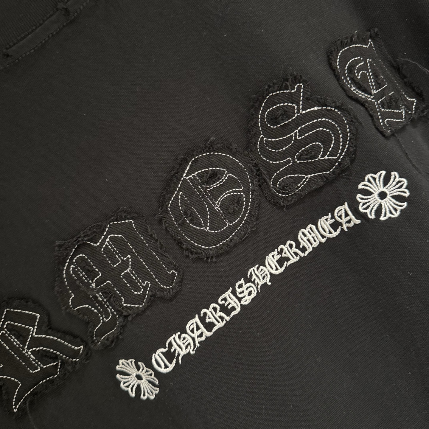 Chrome Hearts 严控品质CH克罗心新款刺绣T恤
