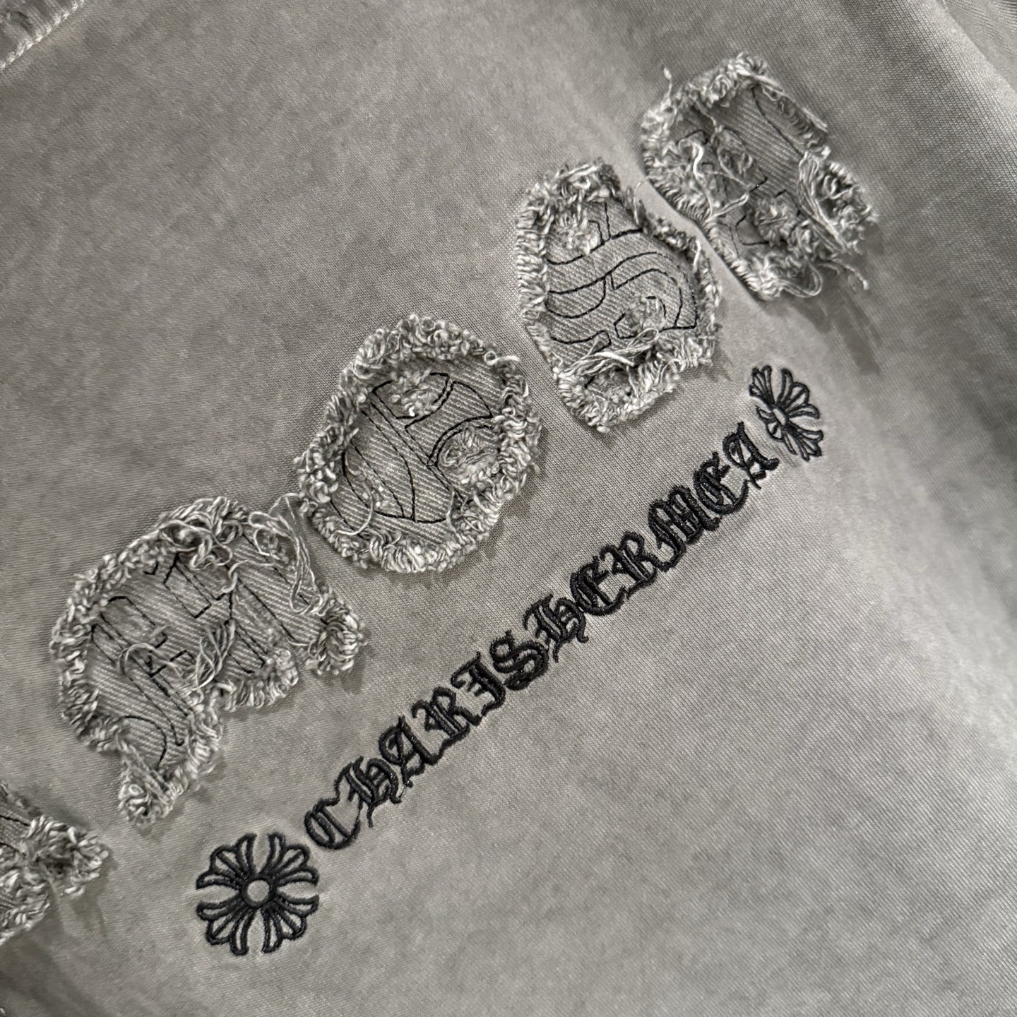 Chrome Hearts 严控品质CH克罗心新款刺绣T恤