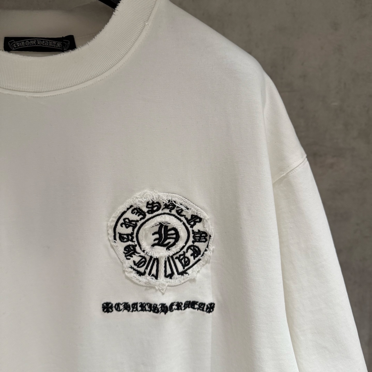 Chrome Hearts 严控品质CH克罗心新款刺绣T恤