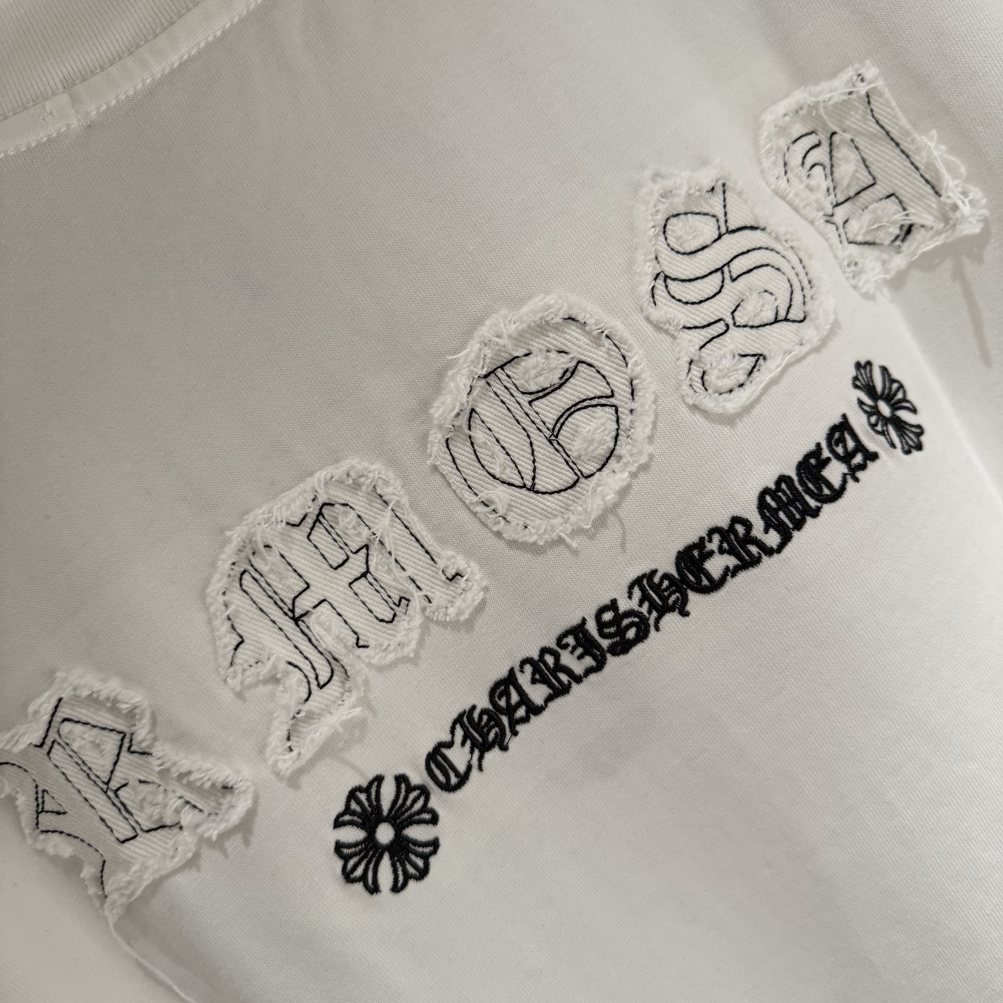 Chrome Hearts 严控品质CH克罗心新款刺绣T恤