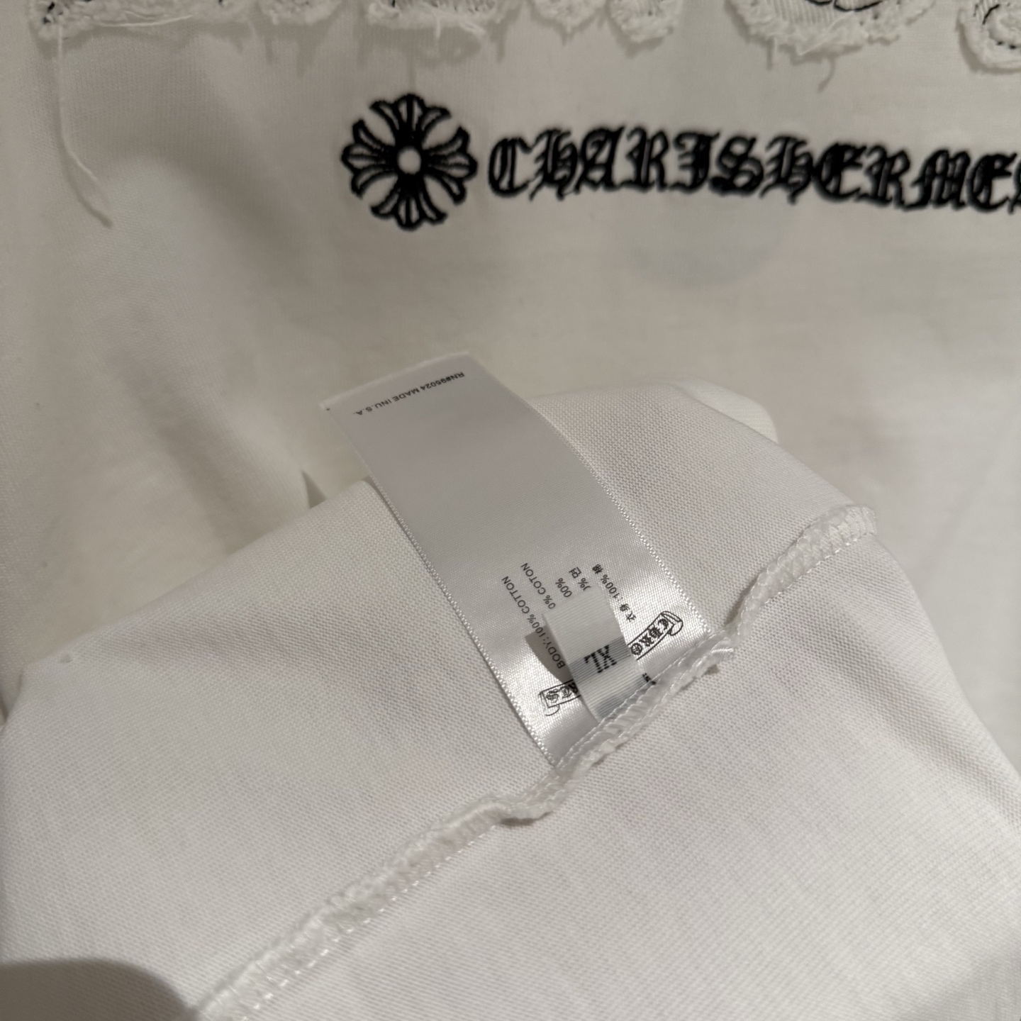 Chrome Hearts 严控品质CH克罗心新款刺绣T恤