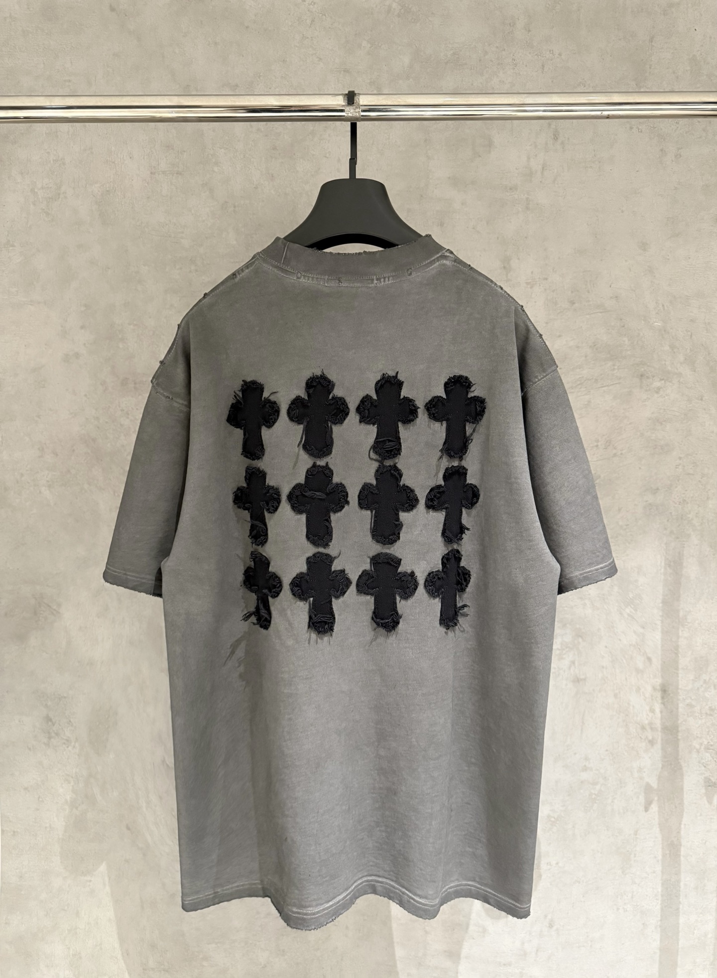 Chrome Hearts 严控品质CH克罗心新款贴布绣半袖T恤