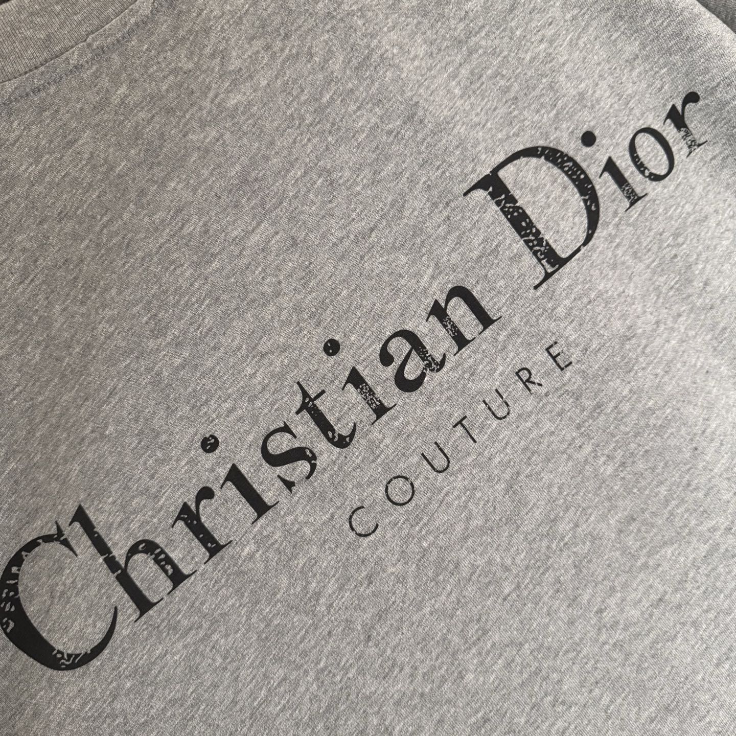 Dior 严控品质Dior迪奥新款贴布绣半袖T恤