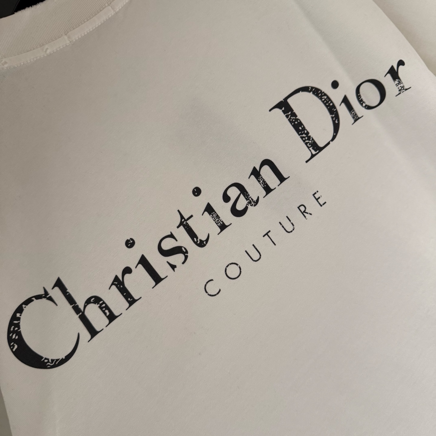Dior 严控品质Dior迪奥新款贴布绣半袖T恤