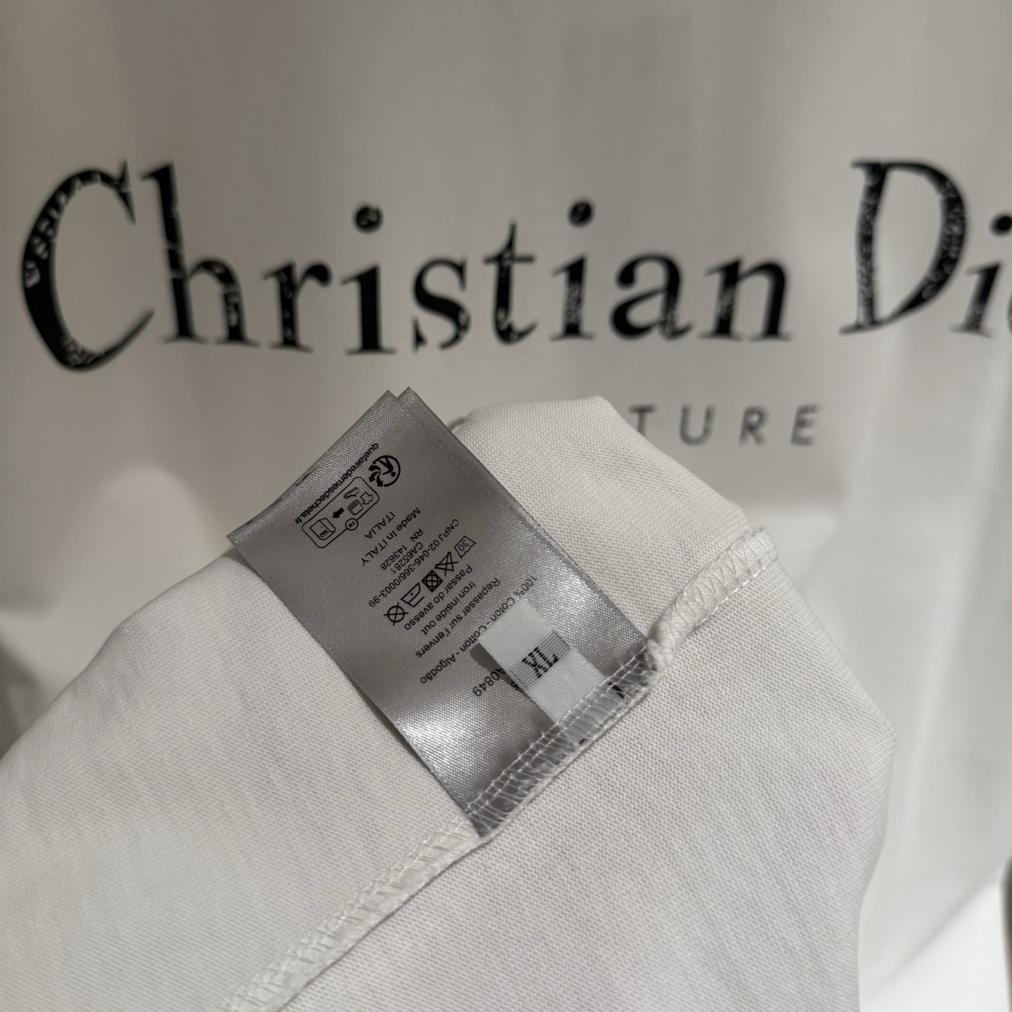 Dior 严控品质Dior迪奥新款贴布绣半袖T恤