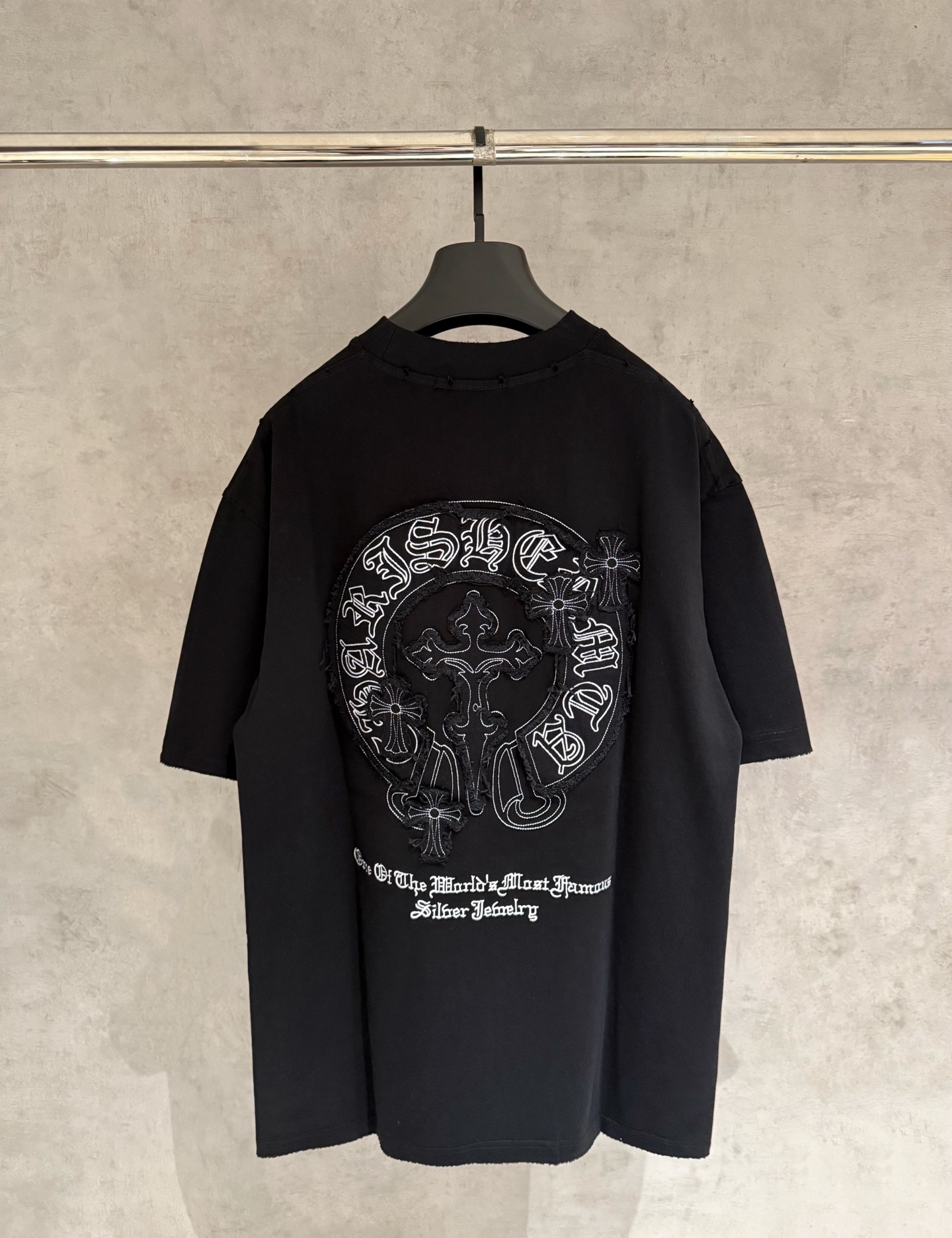 Chrome Hearts 严控品质CH克罗心新款刺绣T恤
