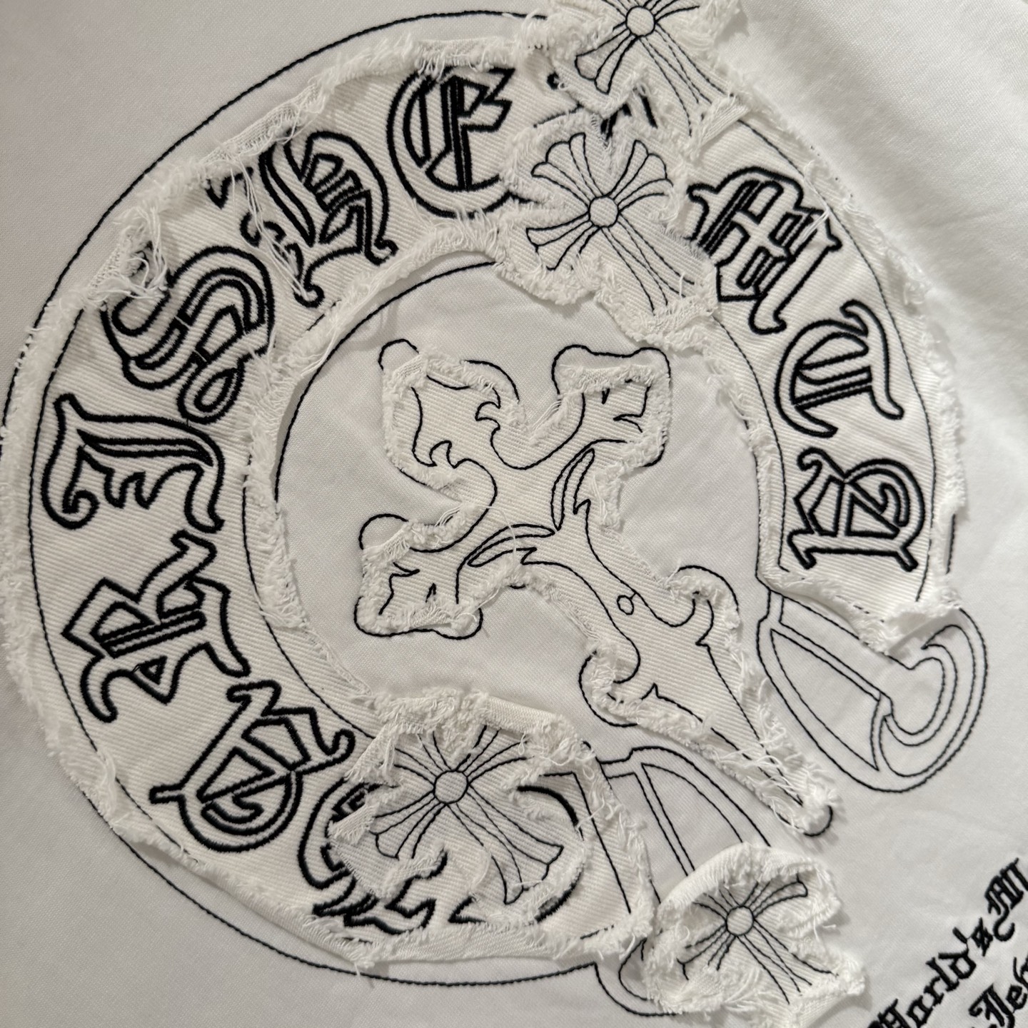 Chrome Hearts 严控品质CH克罗心新款刺绣T恤