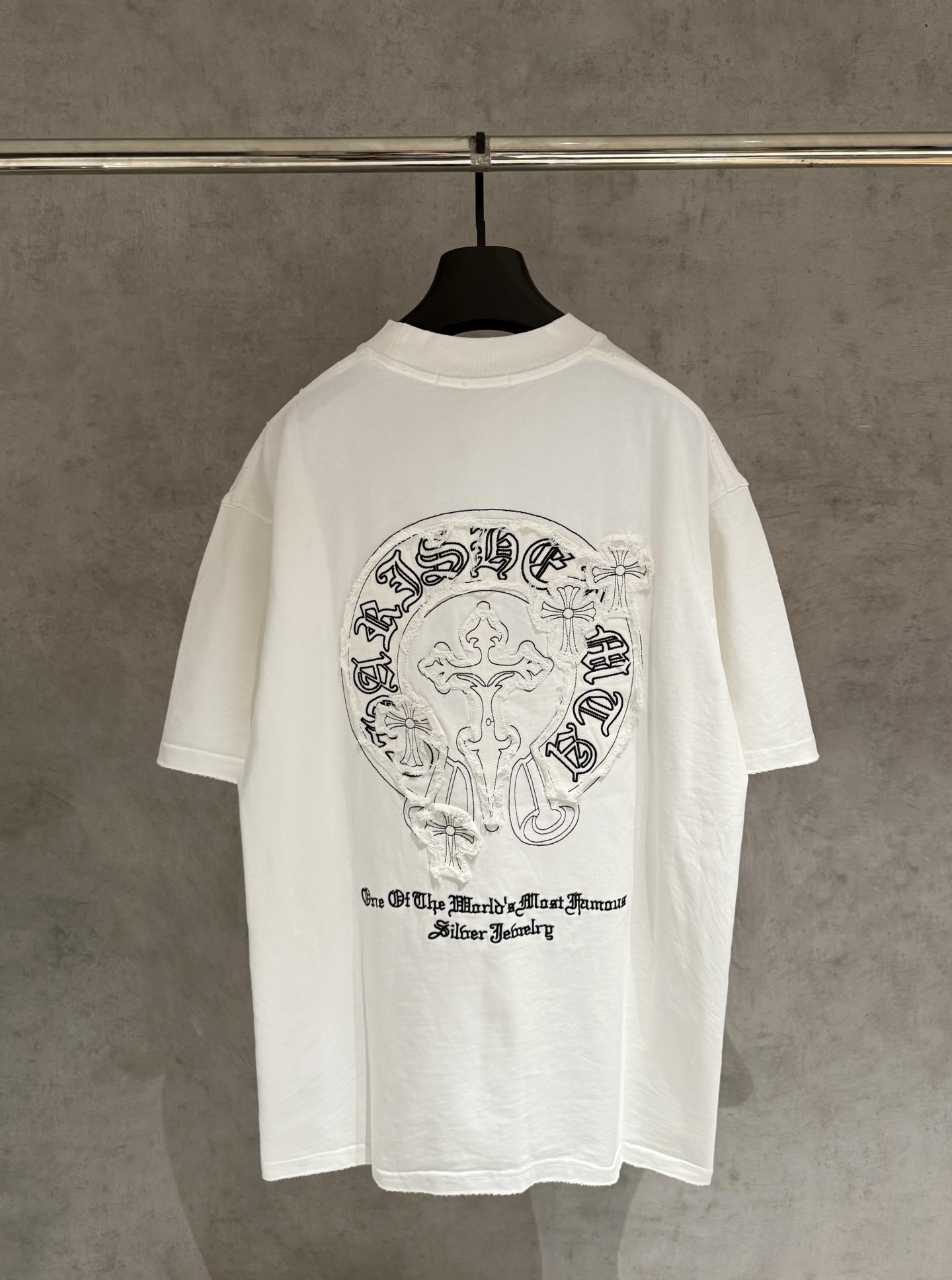 Chrome Hearts 严控品质CH克罗心新款刺绣T恤