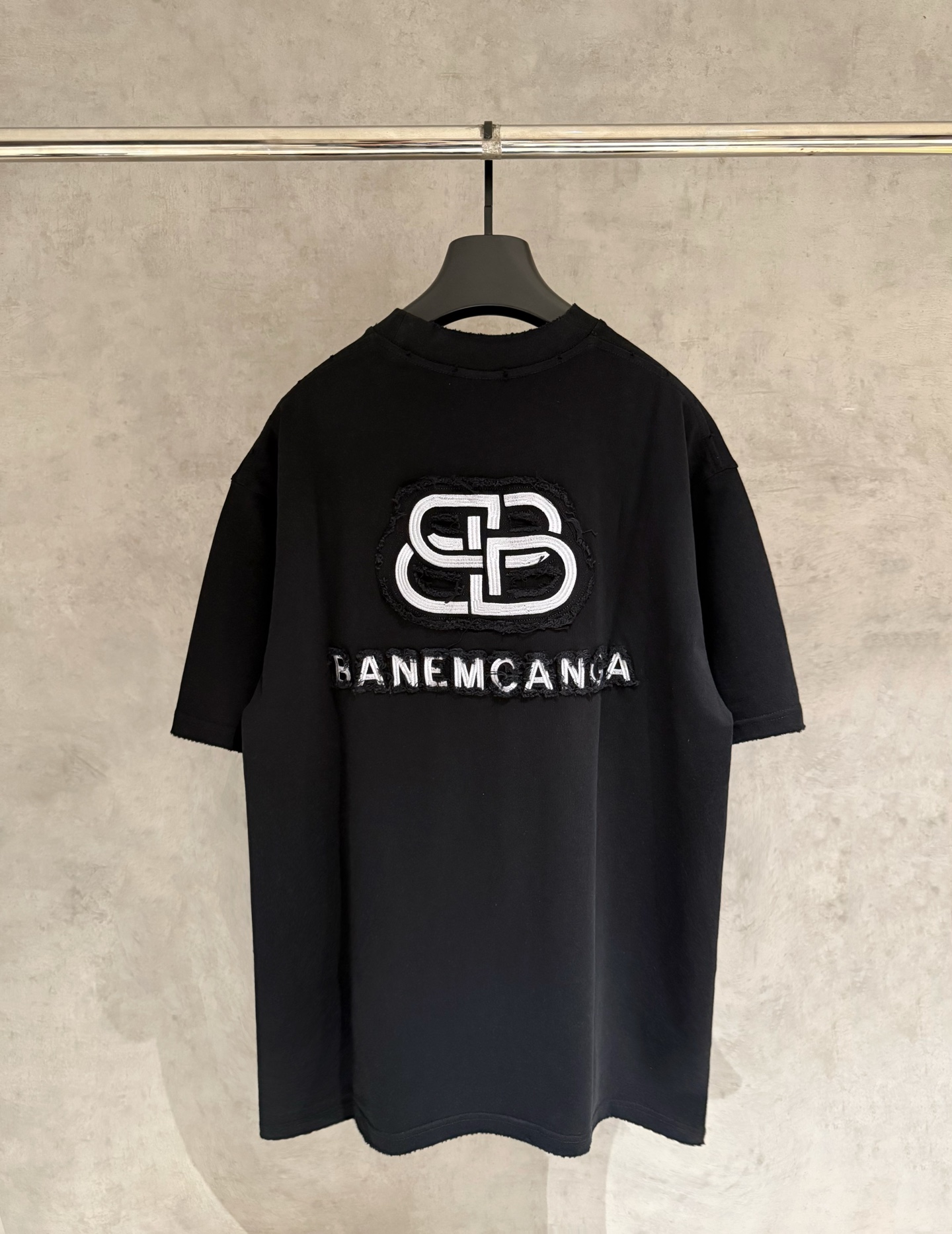 Balenciaga 严控品质BLCG巴黎世家 26ss刺绣短袖T恤