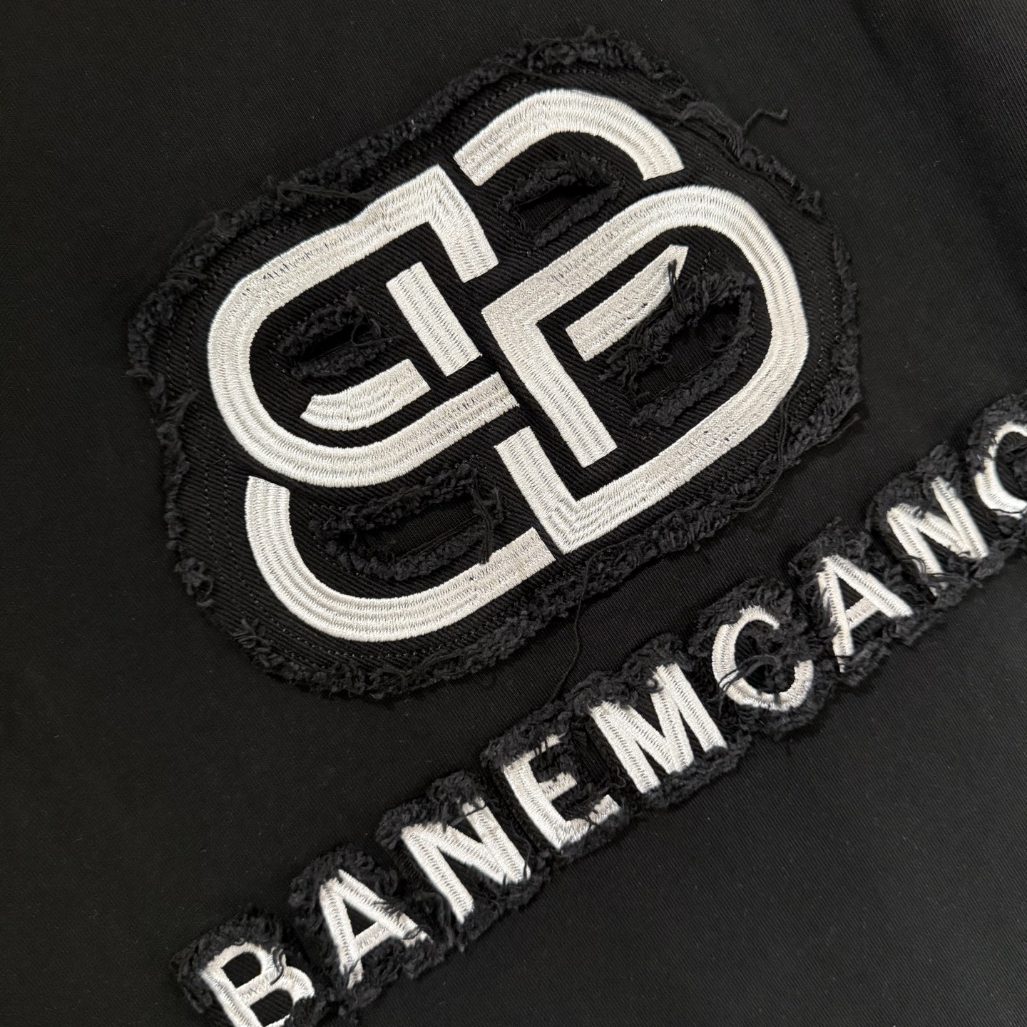 Balenciaga 严控品质BLCG巴黎世家 26ss刺绣短袖T恤