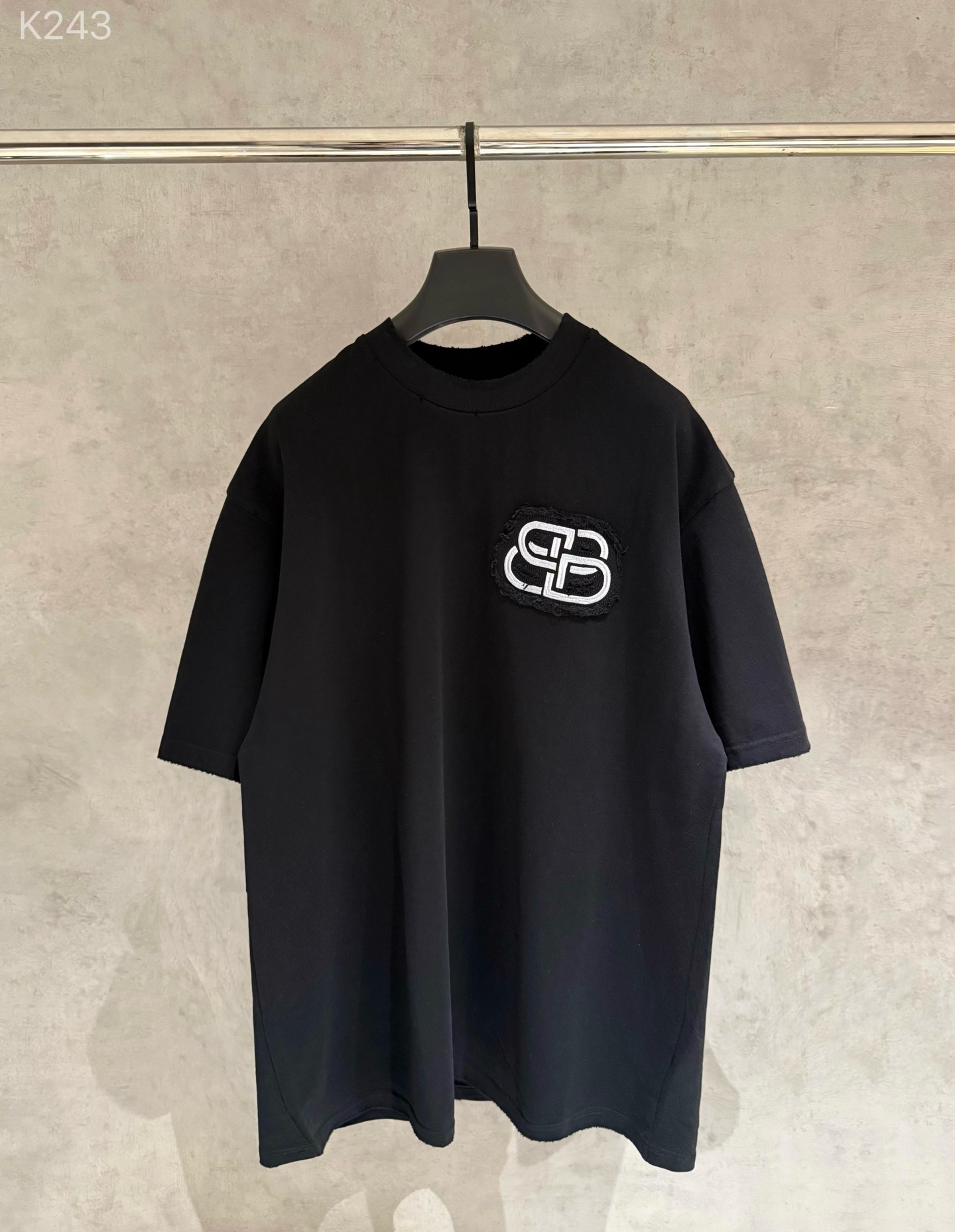 Balenciaga 严控品质BLCG巴黎世家 26ss刺绣短袖T恤