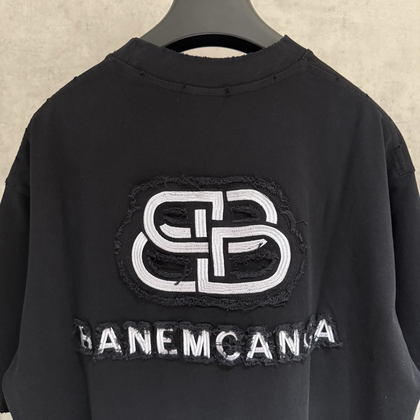 Balenciaga 严控品质BLCG巴黎世家 26ss刺绣短袖T恤