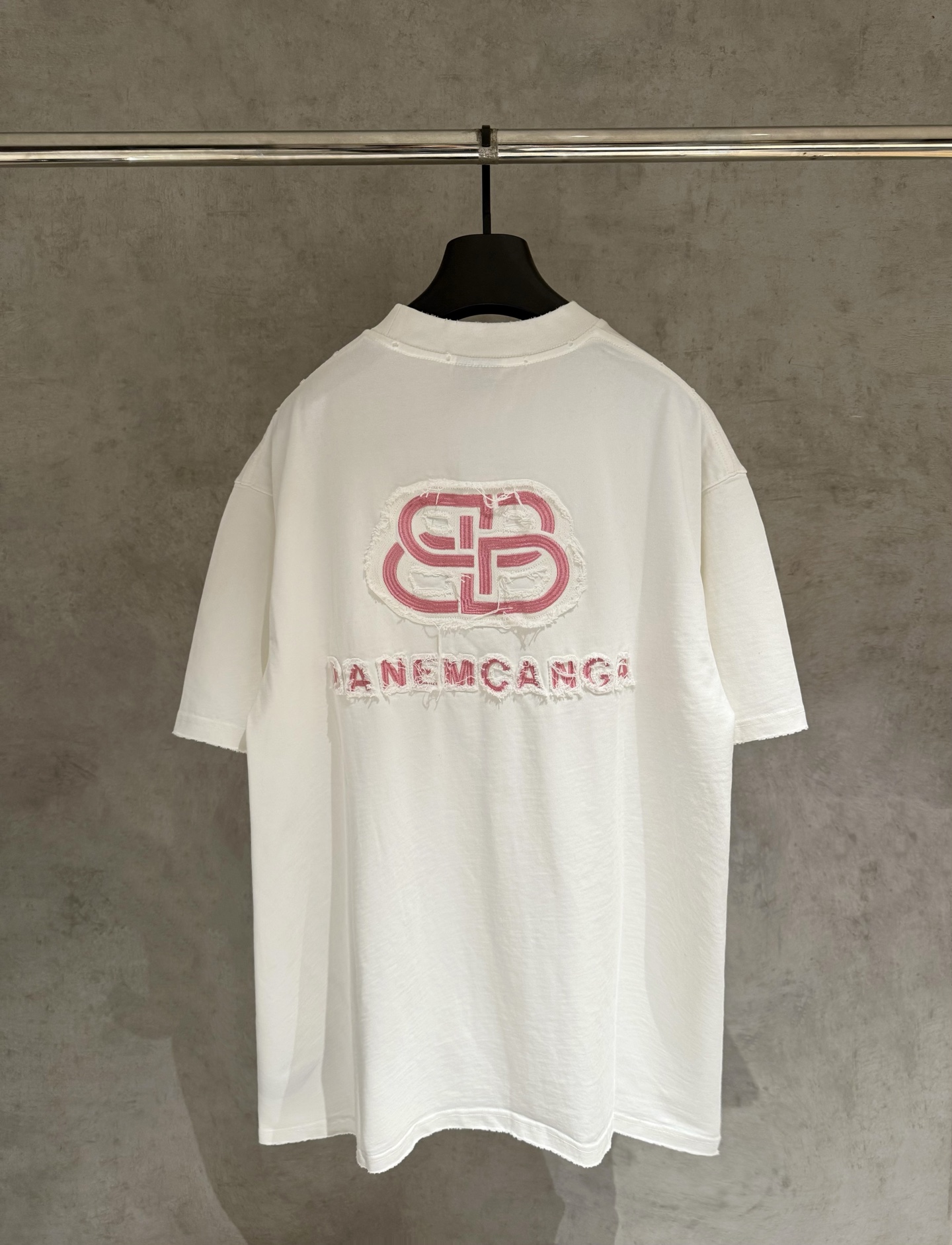 Balenciaga 严控品质BLCG巴黎世家 26ss刺绣短袖T恤