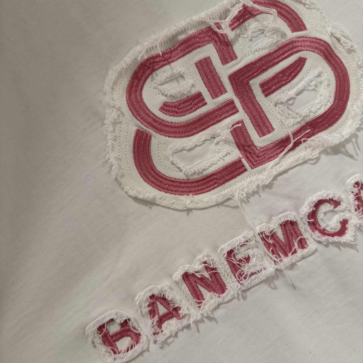 Balenciaga 严控品质BLCG巴黎世家 26ss刺绣短袖T恤