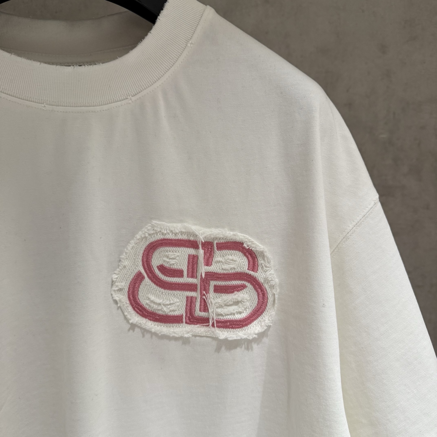 Balenciaga 严控品质BLCG巴黎世家 26ss刺绣短袖T恤