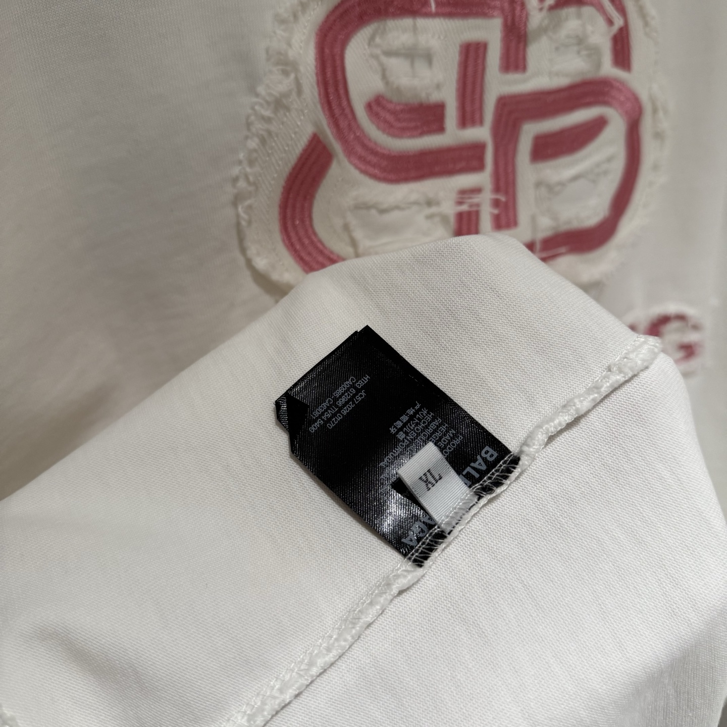 Balenciaga 严控品质BLCG巴黎世家 26ss刺绣短袖T恤